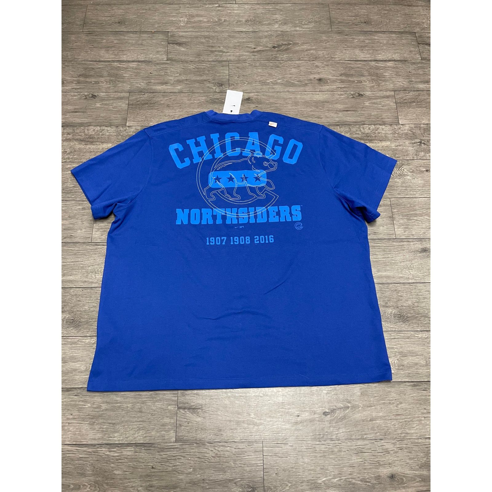 MLB × Nike NWT Chicago Cubs Nike Blue Shirt Sz 3XL Size US XXL / EU 58 / 5 - 1 Thumbnail