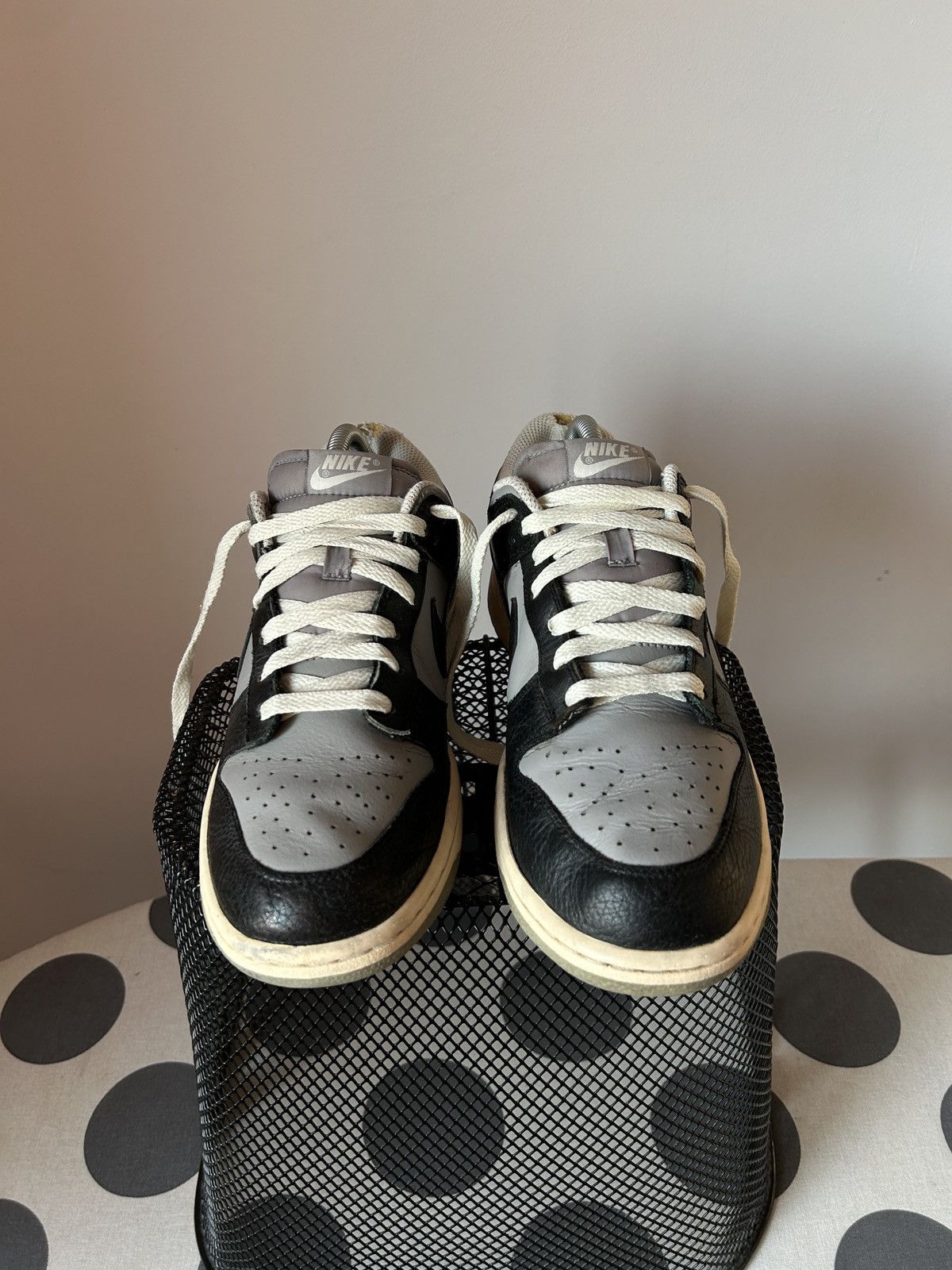 Nike × Vintage 💥RARE💥Nike Dunk Low Medium Grey 00s Shoes Sneakers Size 8 Size US 8 / EU 41 - 4 Thumbnail