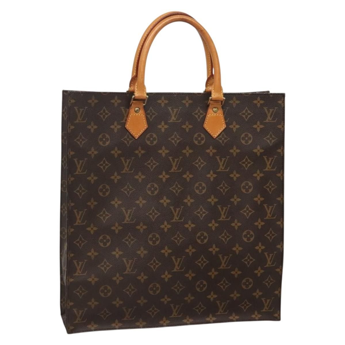 Louis Vuitton LOUIS VUITTON Monogram Sac Plat Hand Bag M51140 Size ONE SIZE - 1 Thumbnail