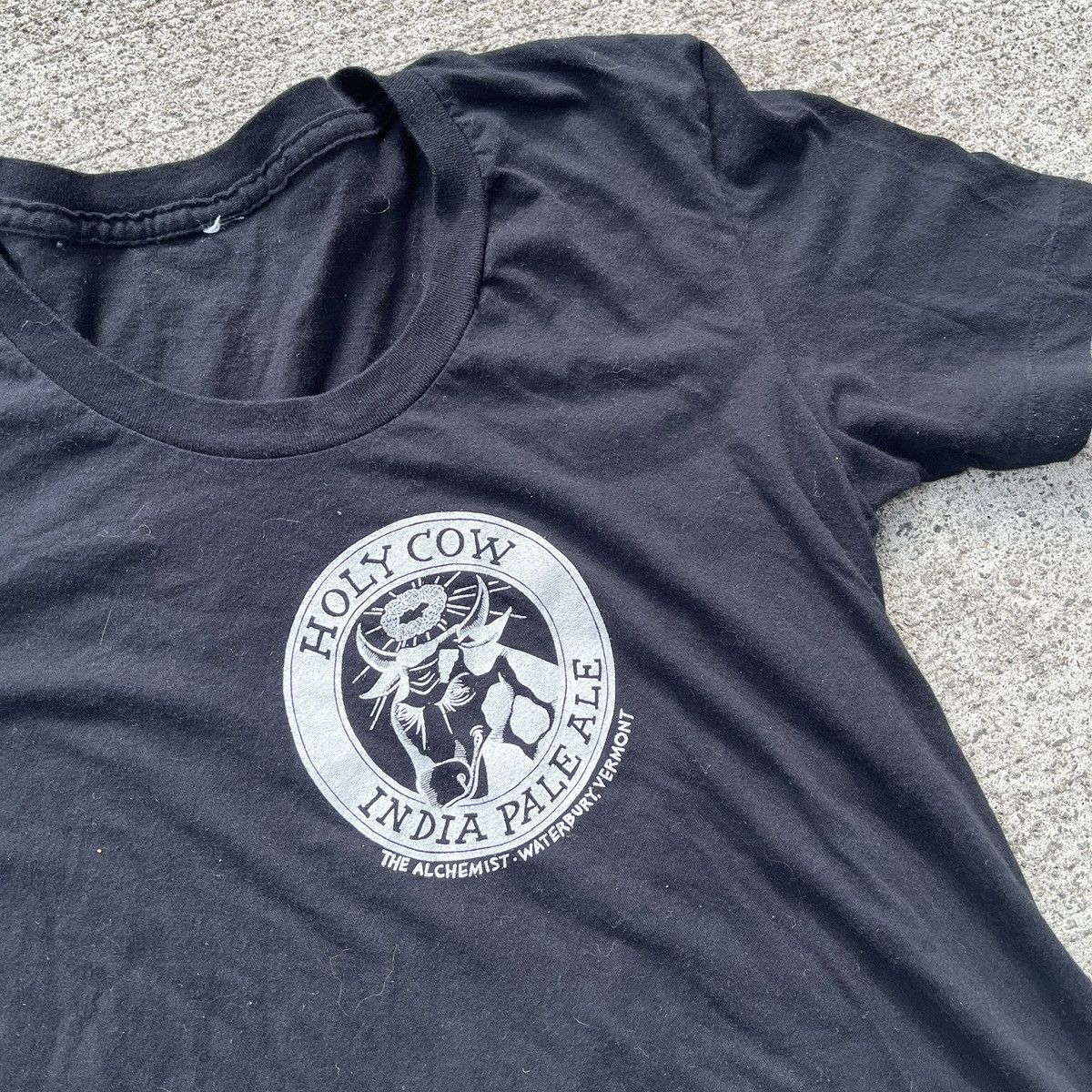 Vintage Vintage Holy Cow IPA The Alchemist Black T-Shirt Size M Size US M / EU 48-50 / 2 - 2 Thumbnail