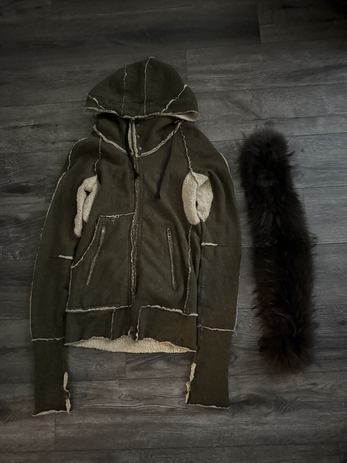 Le Grande Bleu (L.G.B.) LGB fur hoodie Size US M / EU 48-50 / 2 - 4 Thumbnail