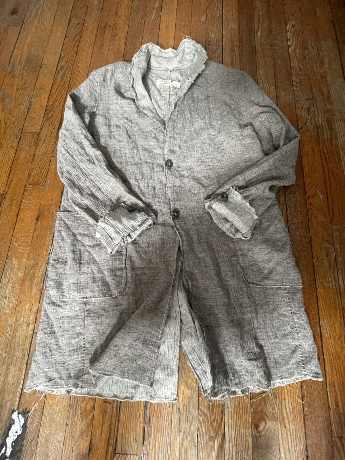 Transit Uomo Transit uomo linen coat Size US L / EU 52-54 / 3 - 1 Thumbnail