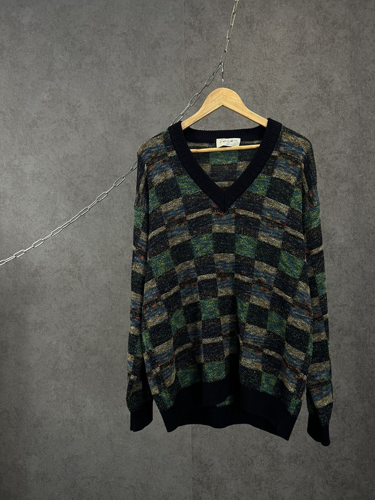 Vintage Point Italian designer vintage coogi style sweater Size US XL / EU 56 / 4 - 1 Thumbnail