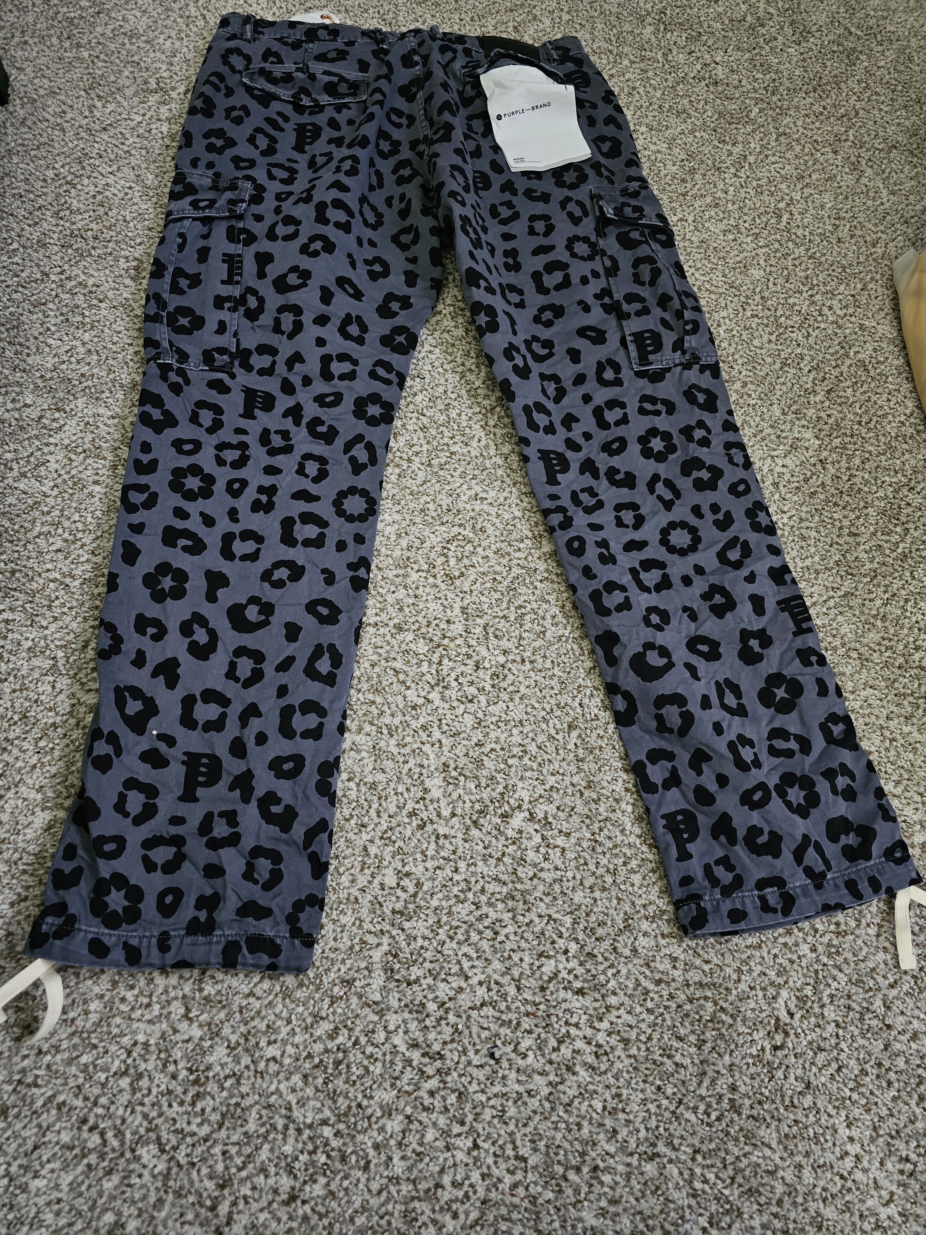 Purple Brand Purple cargo pants Size US 37 - 10 Thumbnail