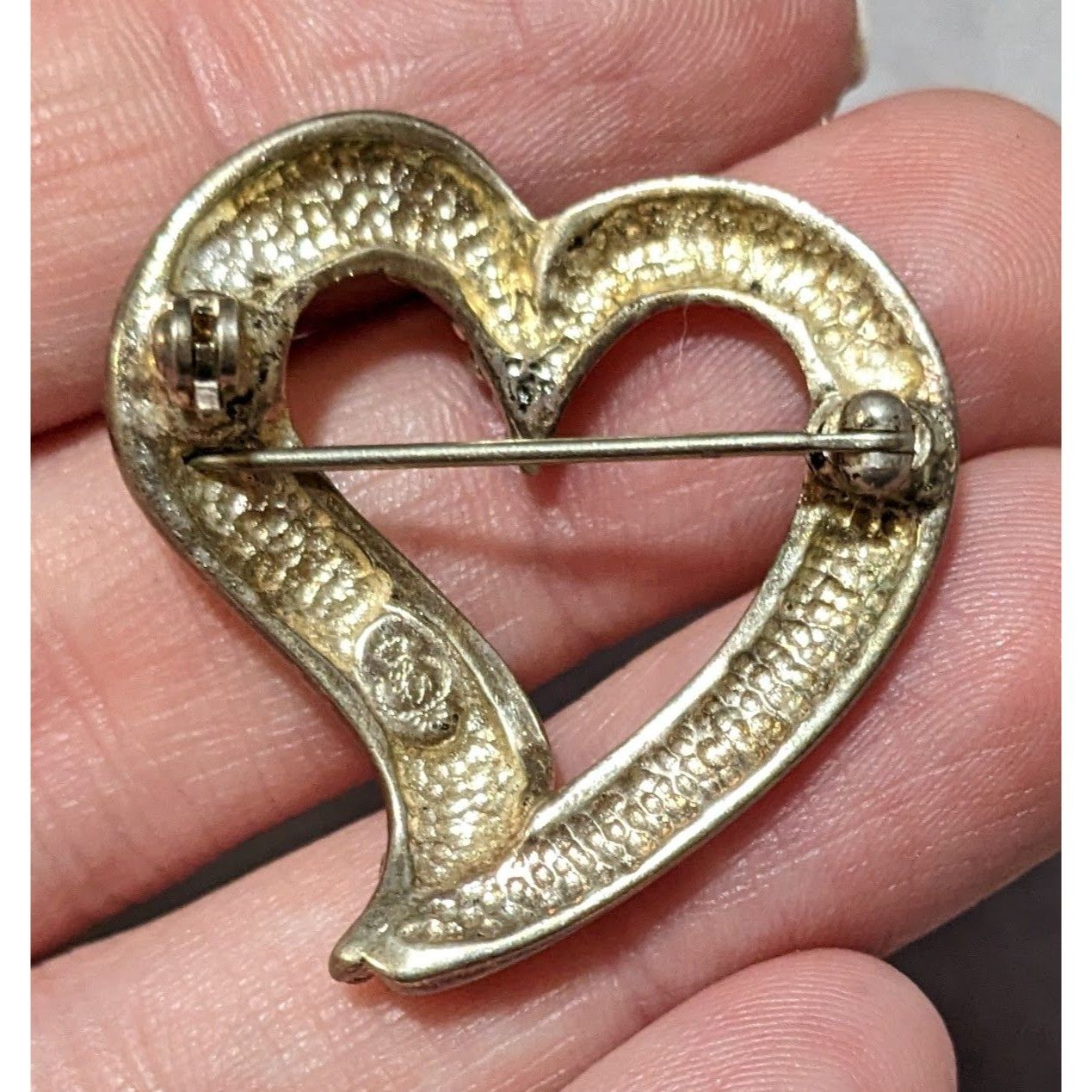 Other Vintage Premier Designs Silver Tone Open Heart Brooch Size ONE SIZE - 8 Thumbnail
