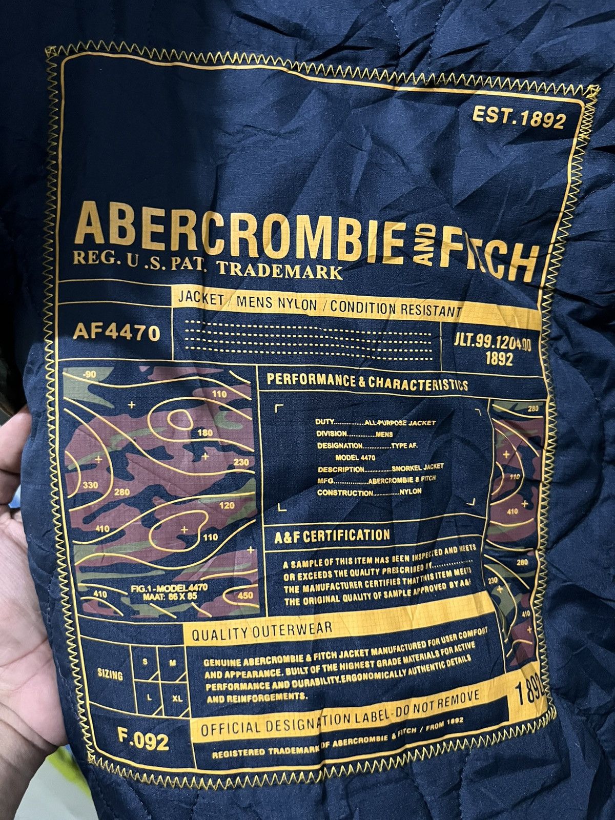 Abercrombie & Fitch Vintage Abercrombie And Fitch N2B Fur Padded Parka Size US L / EU 52-54 / 3 - 11 Thumbnail