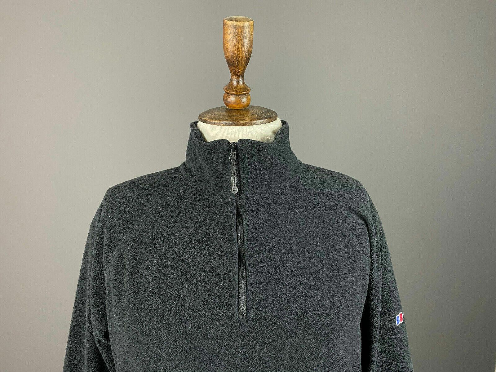 Berghaus Berghaus Black 1/4 Zip Activewear Jumper Sweater Size 16 Size XXL / US 16-18 / IT 52-54 - 2 Thumbnail