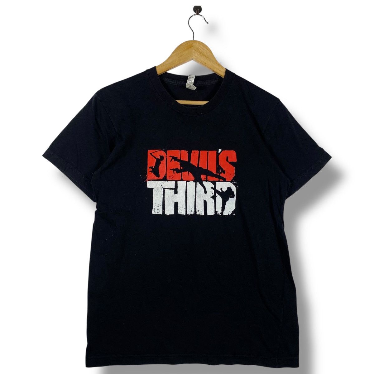Nintendo × Playstation DEVIL'S THIRD Thq Valhalla Game Studios Game Tee Shirt Size US M / EU 48-50 / 2 - 1 Thumbnail