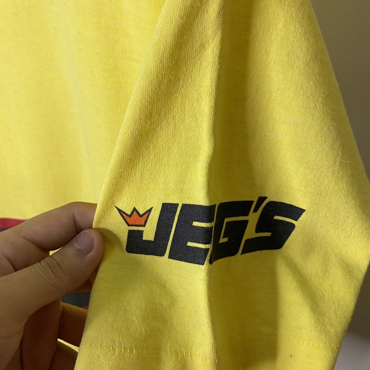 Vintage Vintage 1990s Coughlin Racing Jegs High Perfomance Parts Tee Size US L / EU 52-54 / 3 - 4 Thumbnail