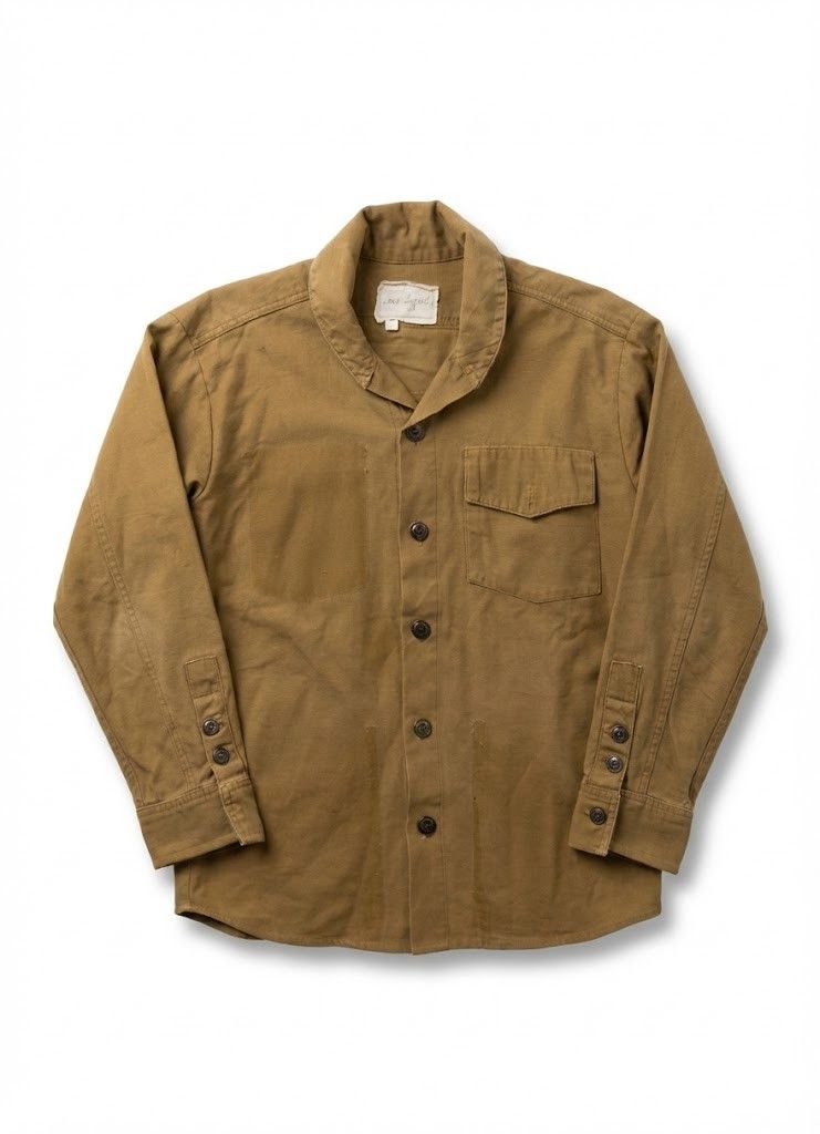 Greg Lauren Brown shirt jacket Size US S / EU 44-46 / 1 - 1 Thumbnail