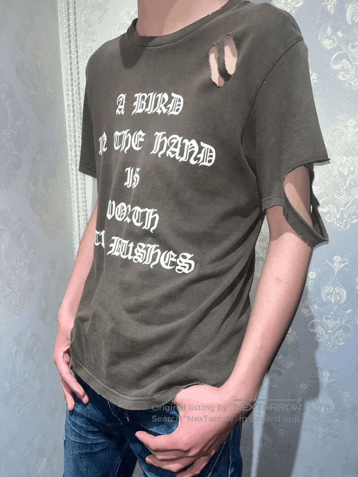 Number (N)ine Number Nine 04AW Anti War Slogan Tee. Size US XL / EU 56 / 4 - 3 Thumbnail