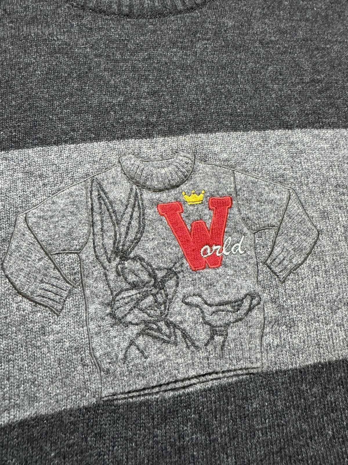 Jean Charles De Castelbajac × Vintage Vintage 1990 Jc de Castelbajac Looney Tunes Warner Sweater Size US M / EU 48-50 / 2 - 4 Thumbnail
