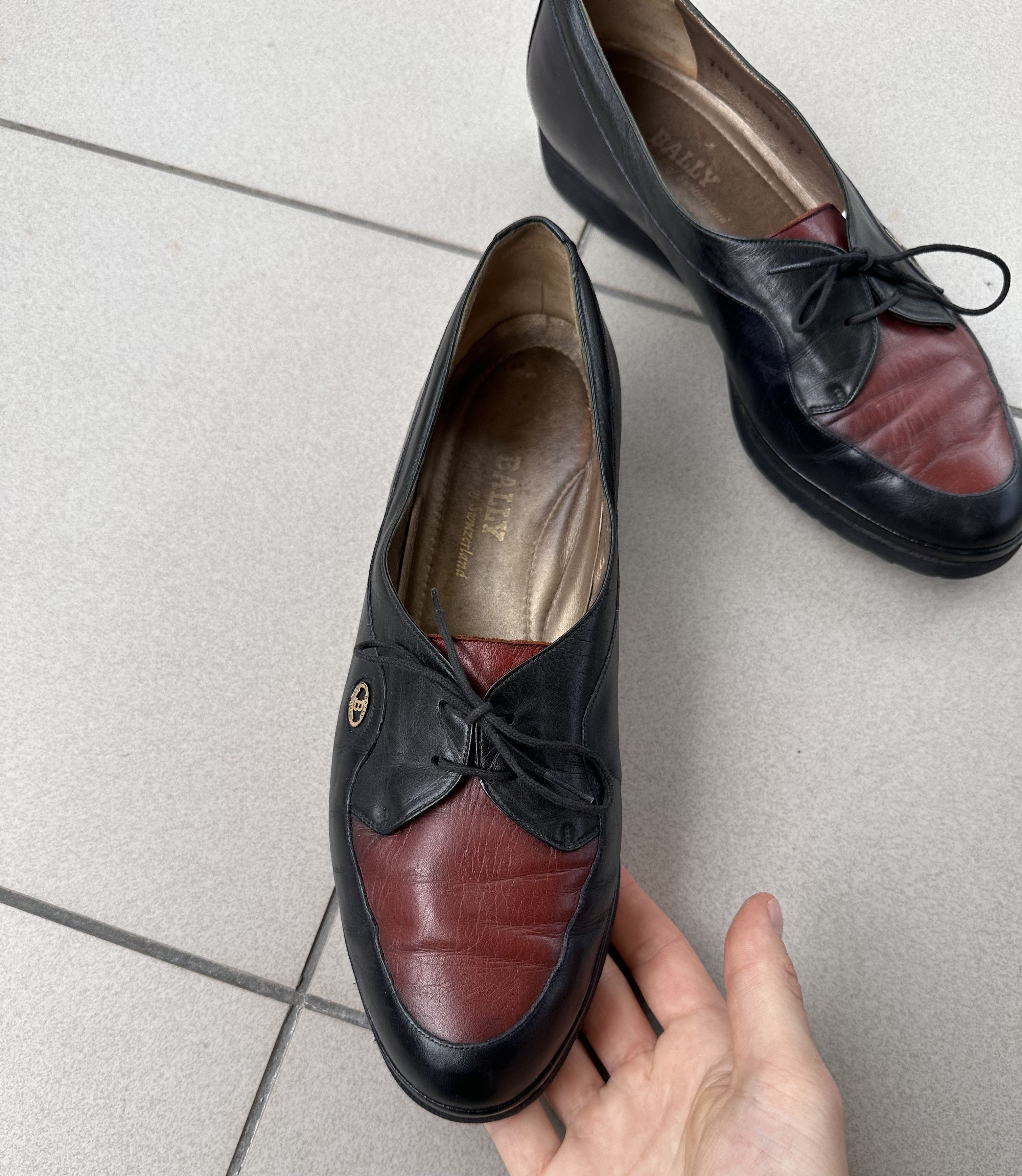Bally Vintage Bally Italy leather flat shoes Size US 10 / IT 40 - 9 Thumbnail