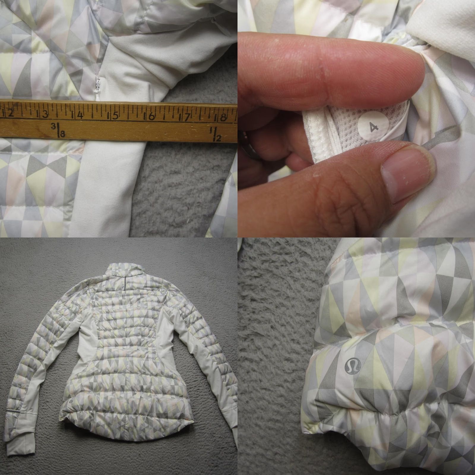 Lululemon Lululemon Jacket Womens 4 Geometric Full Zip Insulated Pullover Puffer Size S / US 4 / IT 40 - 8 Thumbnail