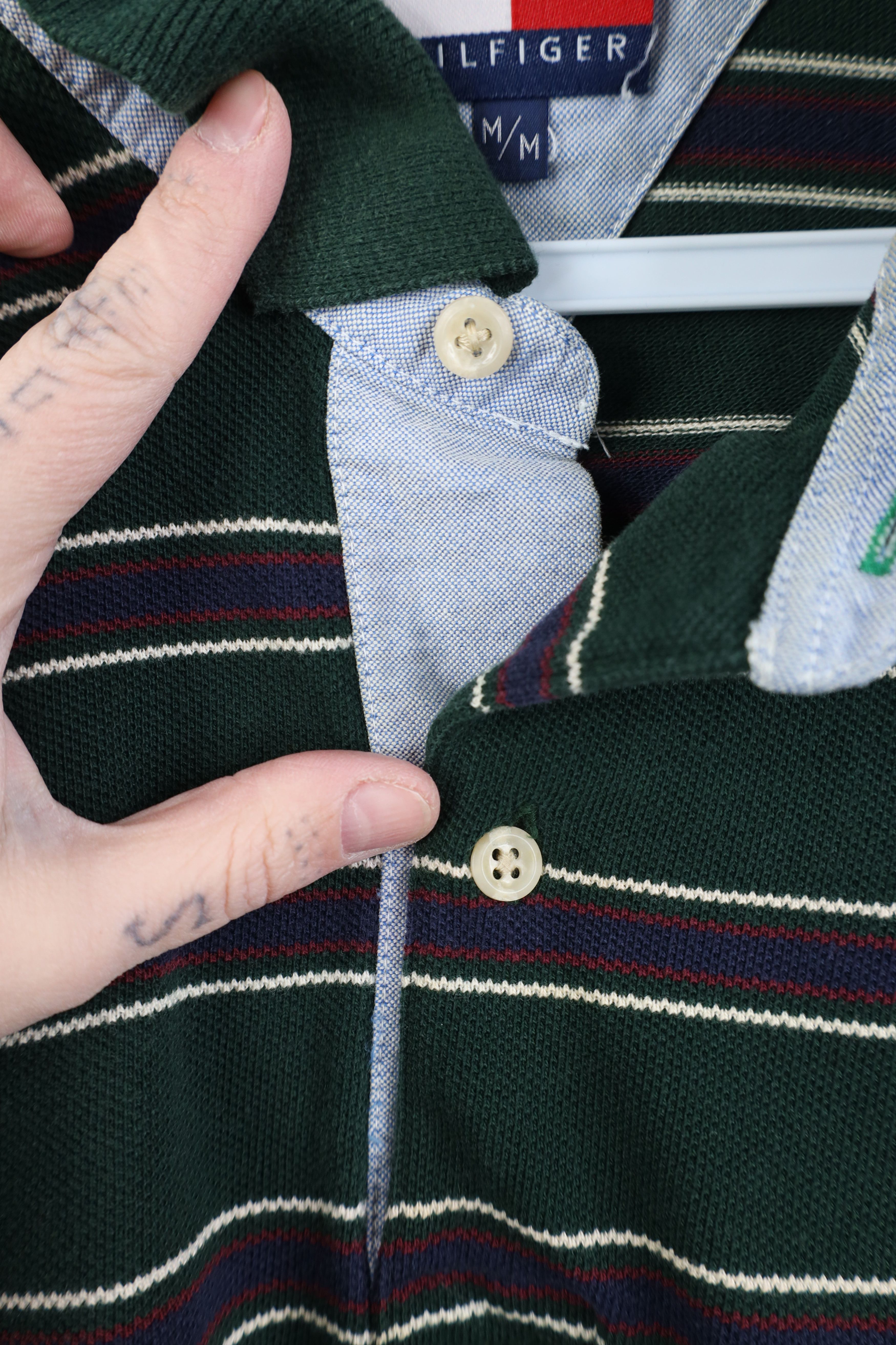Tommy Hilfiger Vintage 90s Y2K Tommy Hilfiger Rugby Polo Shirt Cotton Size US M / EU 48-50 / 2 - 5 Thumbnail