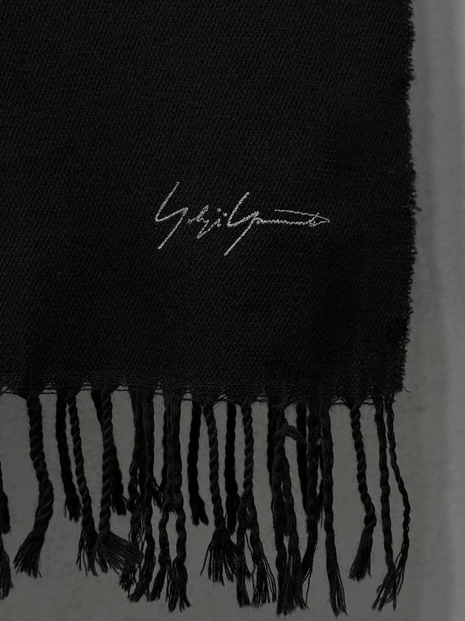 Yohji Yamamoto Archive Yohji Yamamoto Avangard Wool Scarf Size ONE SIZE - 4 Thumbnail