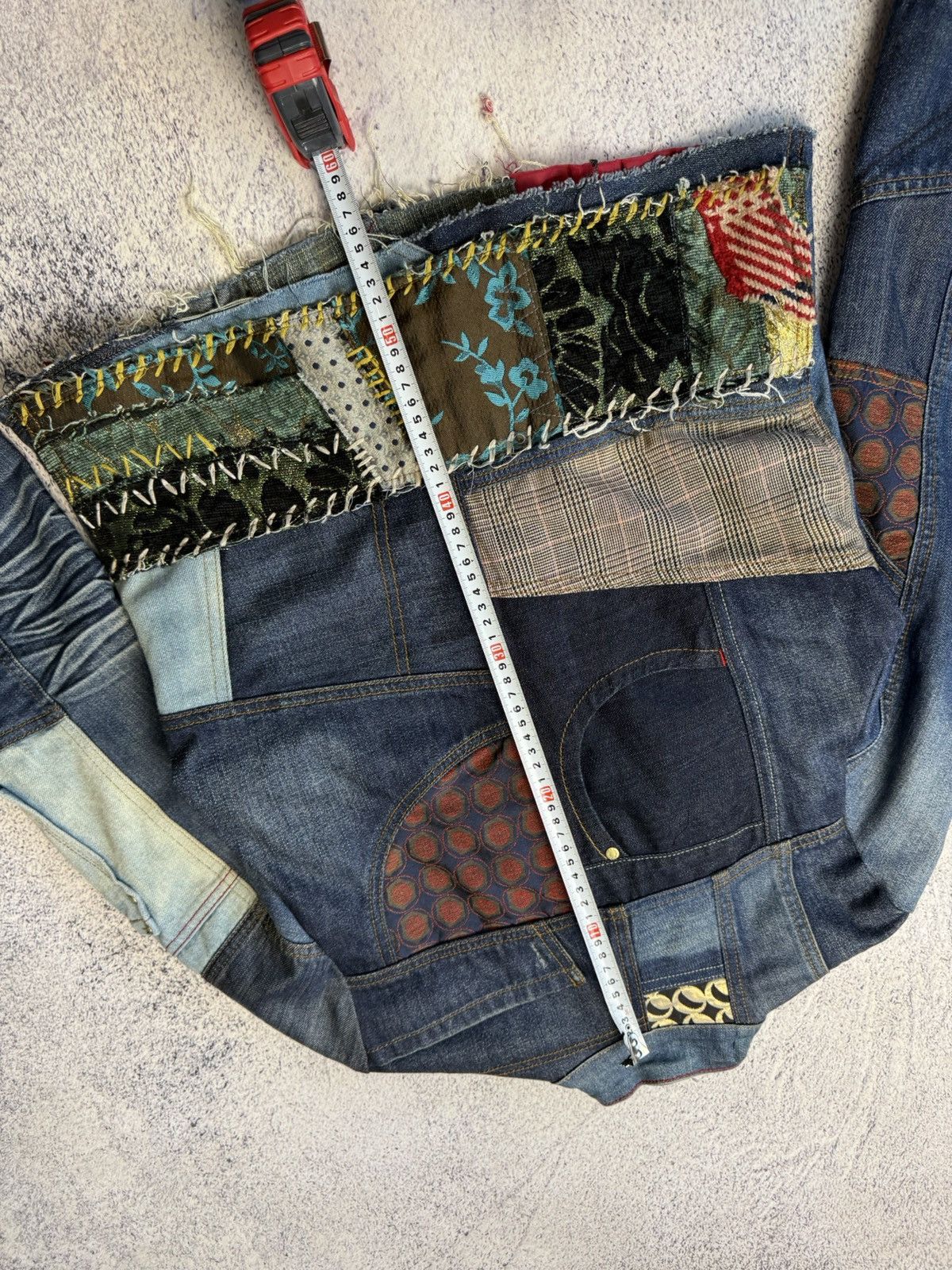 Desigual Vintage Designer Patch work Denim Jackets Y2K Japanese Size M / US 6-8 / IT 42-44 - 19 Thumbnail