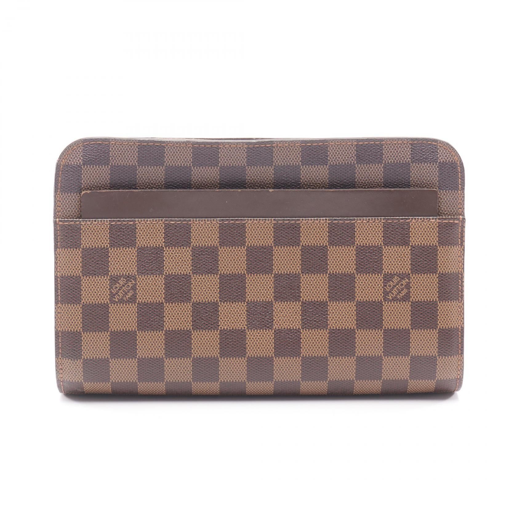 Louis Vuitton Louis Vuitton Louis Vuitton Saint Louis Damier clutch bag Textile Clutch Bag N51993 DUTY FREE for USA Size ONE SIZE - 1 Thumbnail