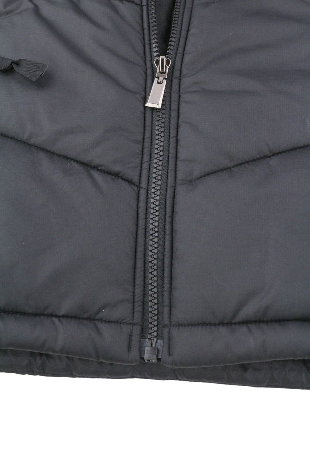 The North Face XS Black Full Zip High Neck Insulated Logo Puffer 83719 Size US XS / EU 42 / 0 - 14 Thumbnail