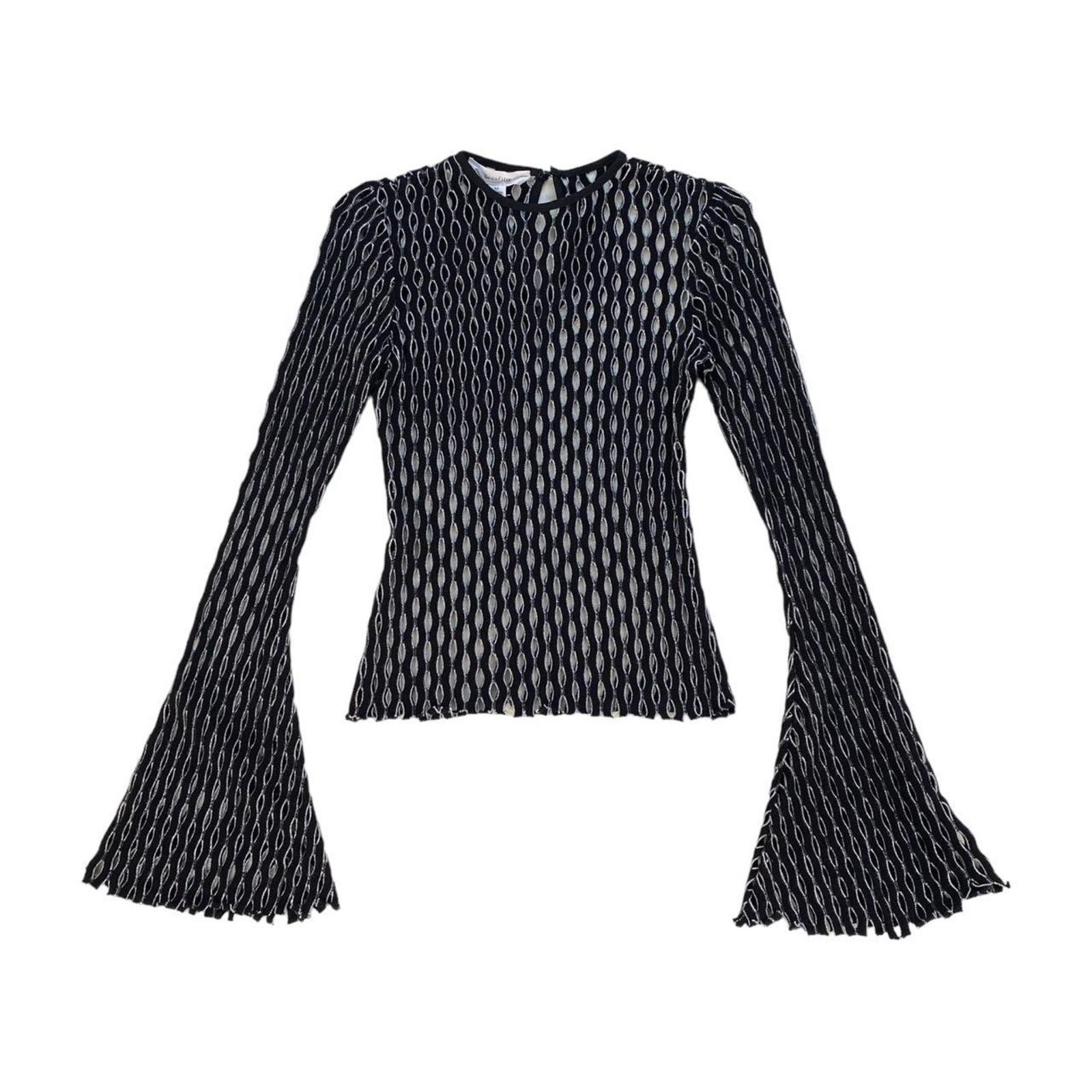 Designer × Other × Vintage Beaufille Designer Cut Out Overlay Top Size Small (UK 6/8) Size S / US 4 / IT 40 - 1 Thumbnail
