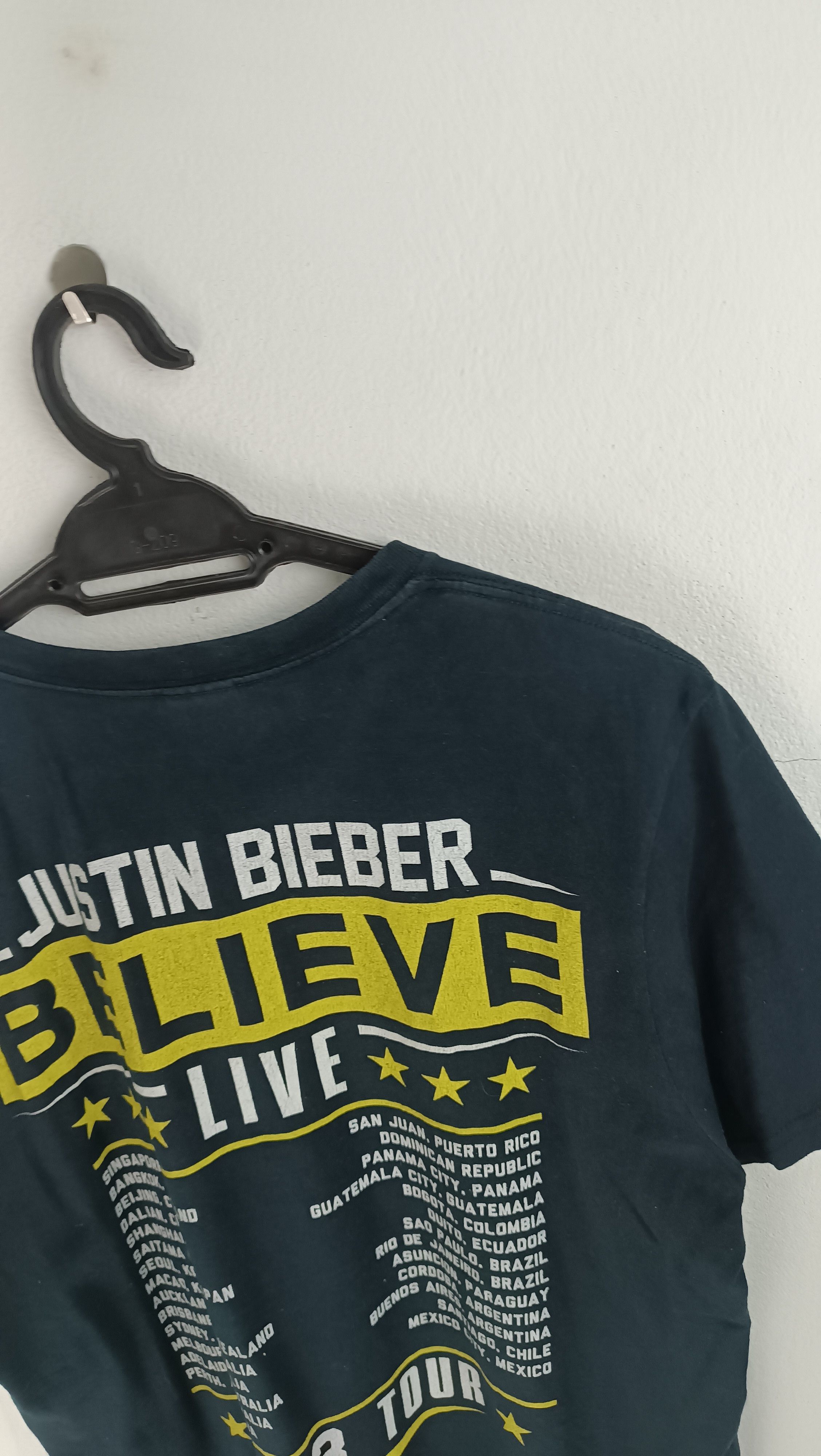 Vintage VINTAGE '13 JUSTIN BIEBER BELIEVE TOUR TEE swift grande Size US M / EU 48-50 / 2 - 16 Thumbnail