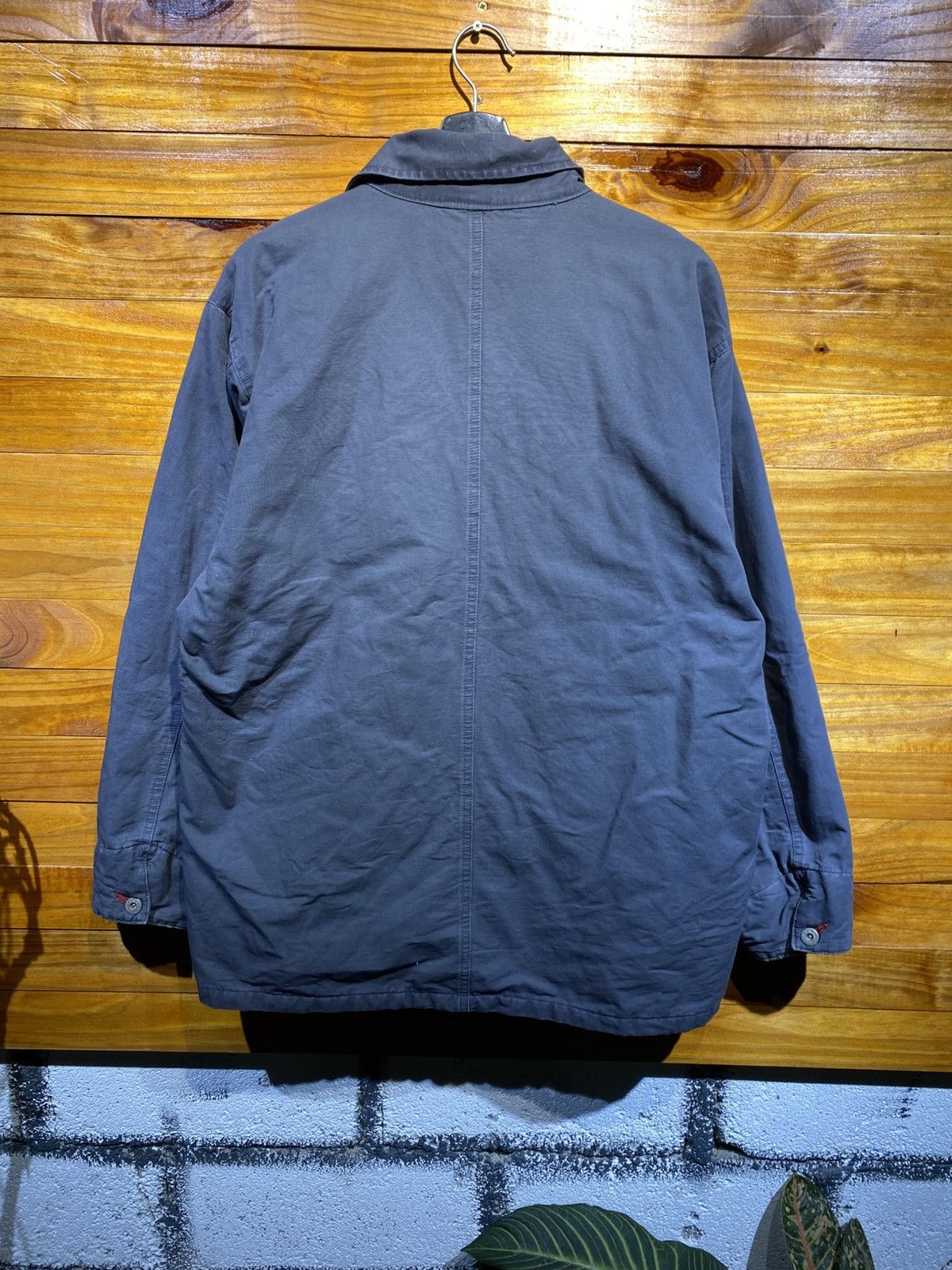 Japanese Brand Vintage Billy Stone’s A/108 Quilted Work Jacket – Navy Blue Size US L / EU 52-54 / 3 - 13 Thumbnail