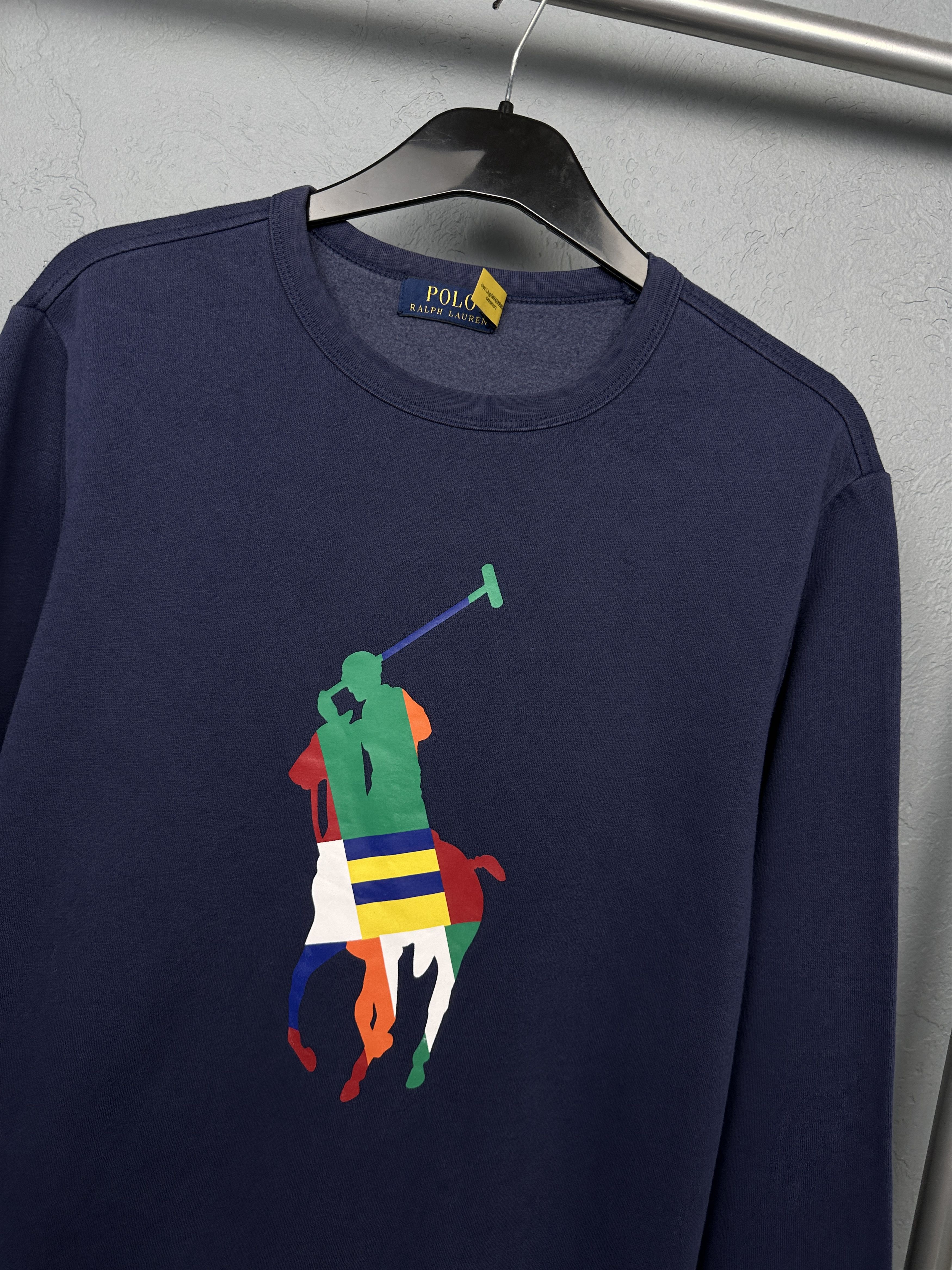Polo Ralph Lauren Polo Ralph Lauren Mens Big Logo Sweatshirt Size US M / EU 48-50 / 2 - 2 Thumbnail
