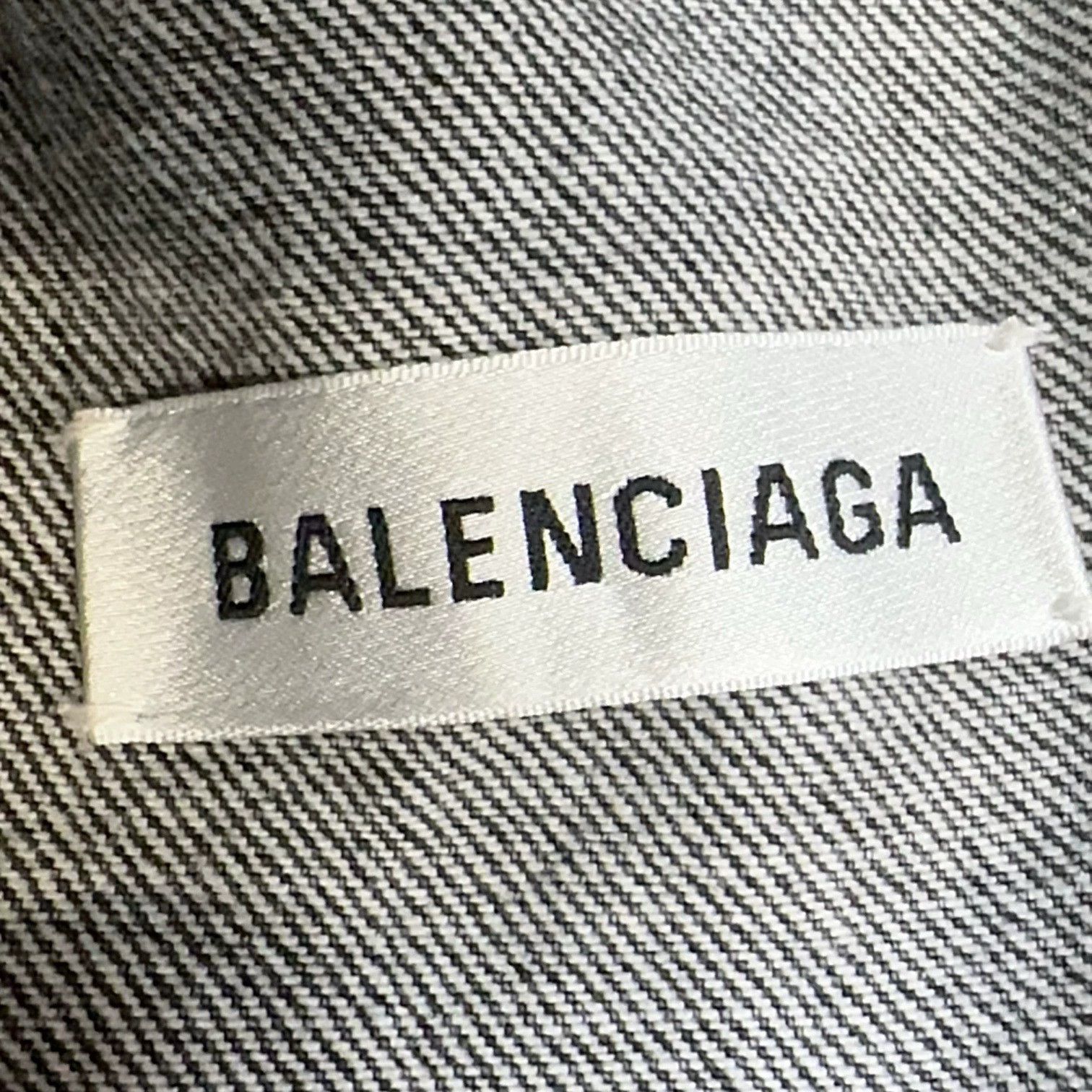 Balenciaga balenciaga denim jacket size 36 Size US M / EU 48-50 / 2 - 2 Thumbnail
