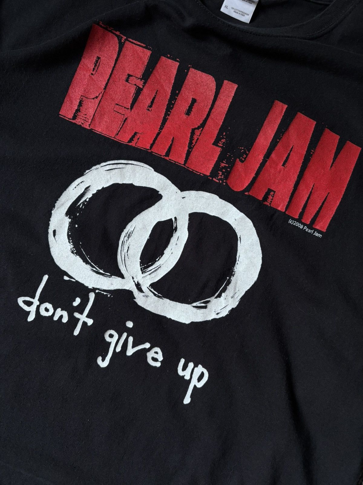 Band Tees VTG 2008 Pearl Jam "Don't Give Up" Band Tee / Grunge Size US XL / EU 56 / 4 - 4 Thumbnail