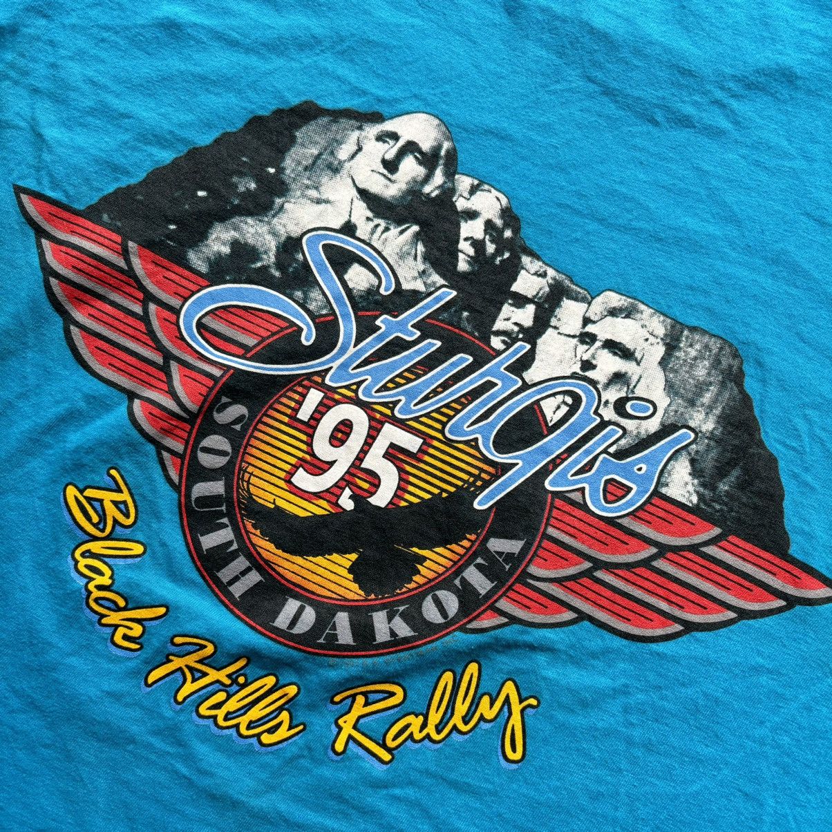 Harley Davidson × Vintage vintage 90s 1995 HARLEY DAVIDSON EAGLE SOUTH DAKOTA t-shirt Size US L / EU 52-54 / 3 - 17 Thumbnail