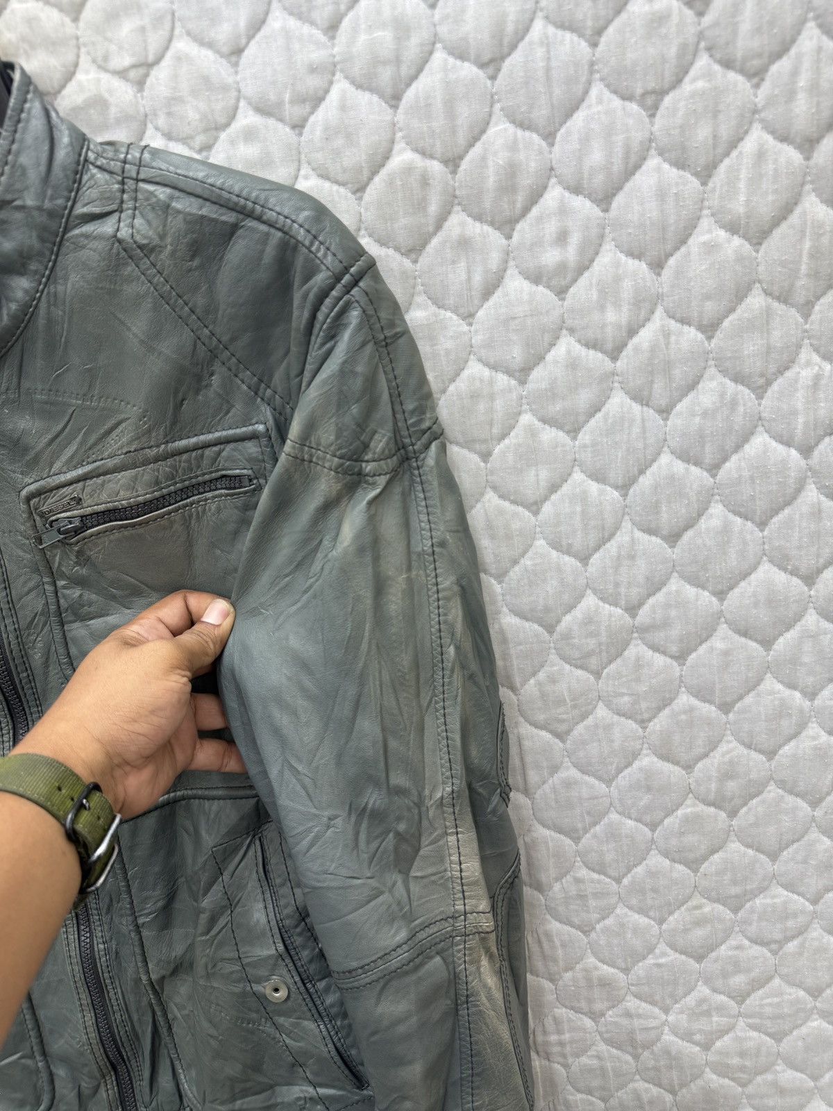 Diesel Black Gold 🔥🔥🔥ARCHIVE DIESEL BIKER JACKET Size US M / EU 48-50 / 2 - 17 Thumbnail