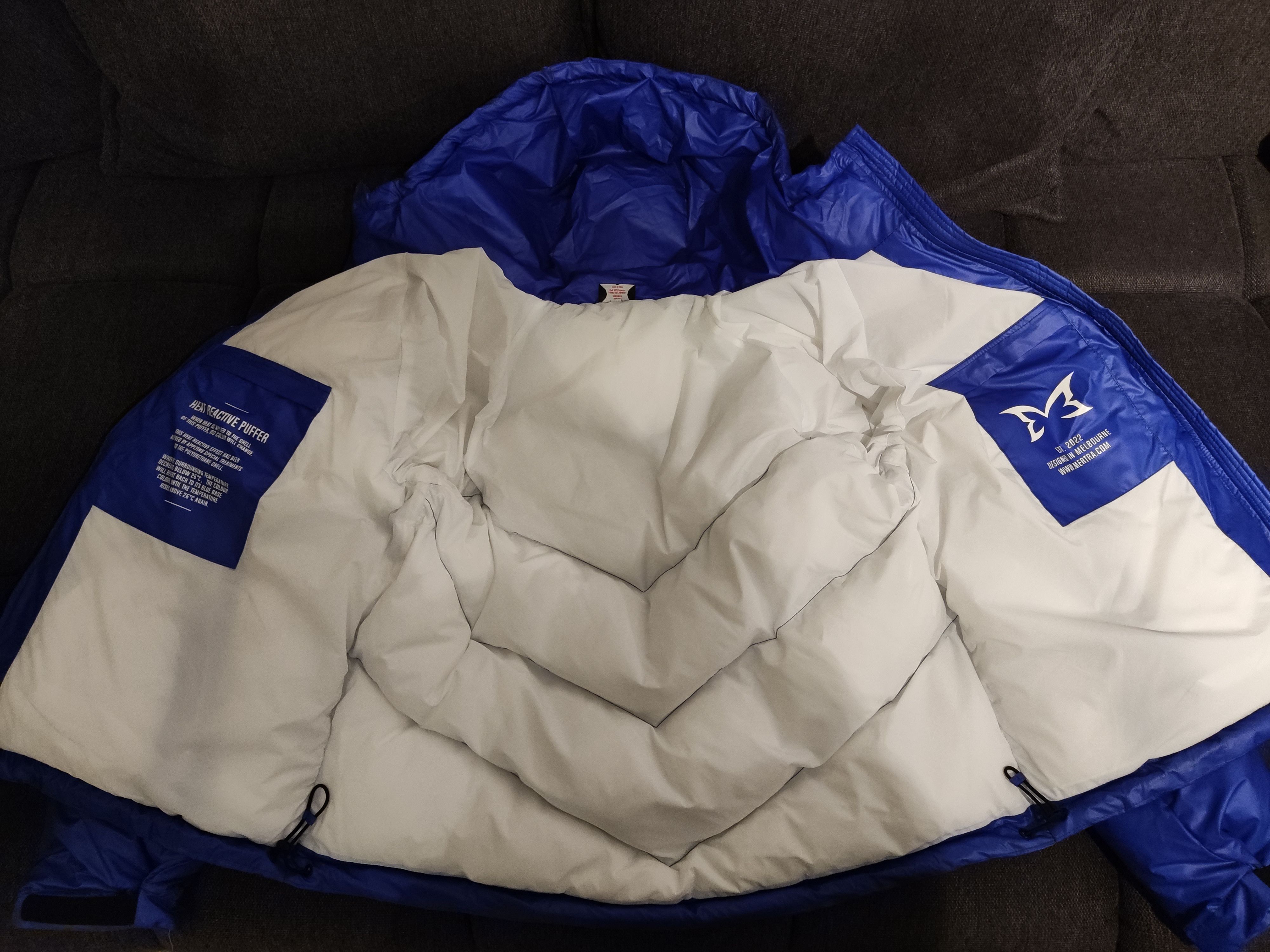 Mertra Heat Reactive Puffer (Blue) Size US L / EU 52-54 / 3 - 3 Thumbnail