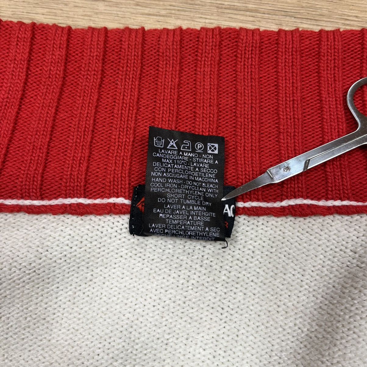 Versace Vintage Versace Sport Full Zip Knit Sweater Wool Logo XS Size US XS / EU 42 / 0 - 16 Thumbnail
