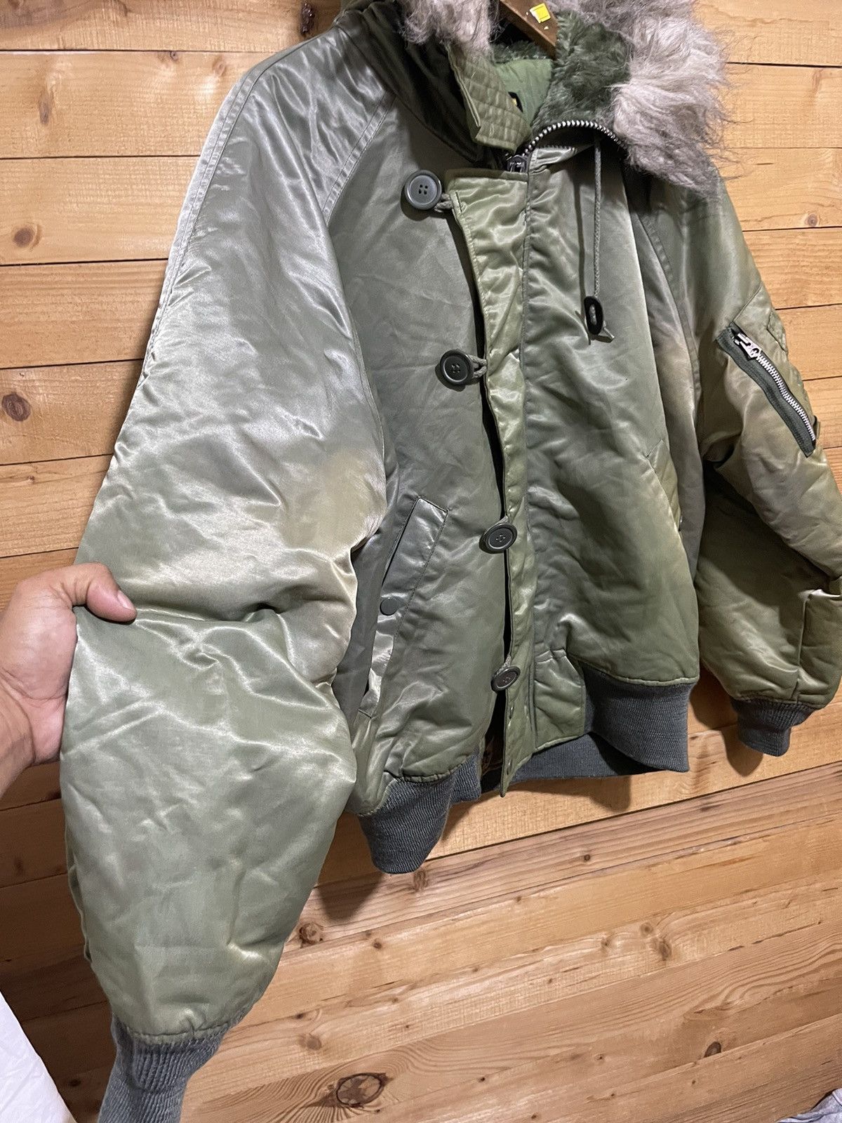 Other Vintage u.s army bomber jacket sun faded Size US M / EU 48-50 / 2 - 6 Thumbnail