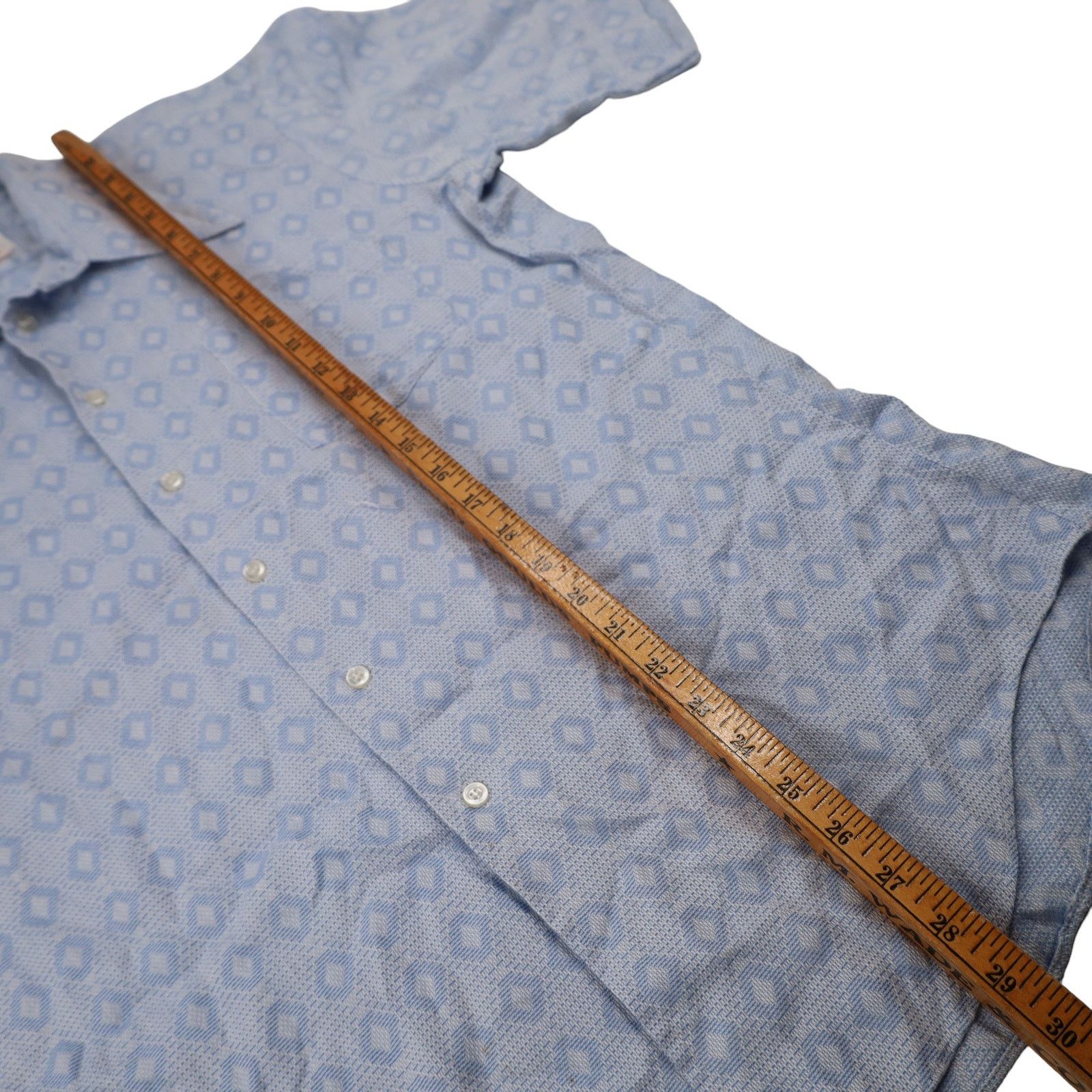 Vintage Vintage Manhattan Posh Allover Design Button Down Shirt Size US L / EU 52-54 / 3 - 8 Thumbnail