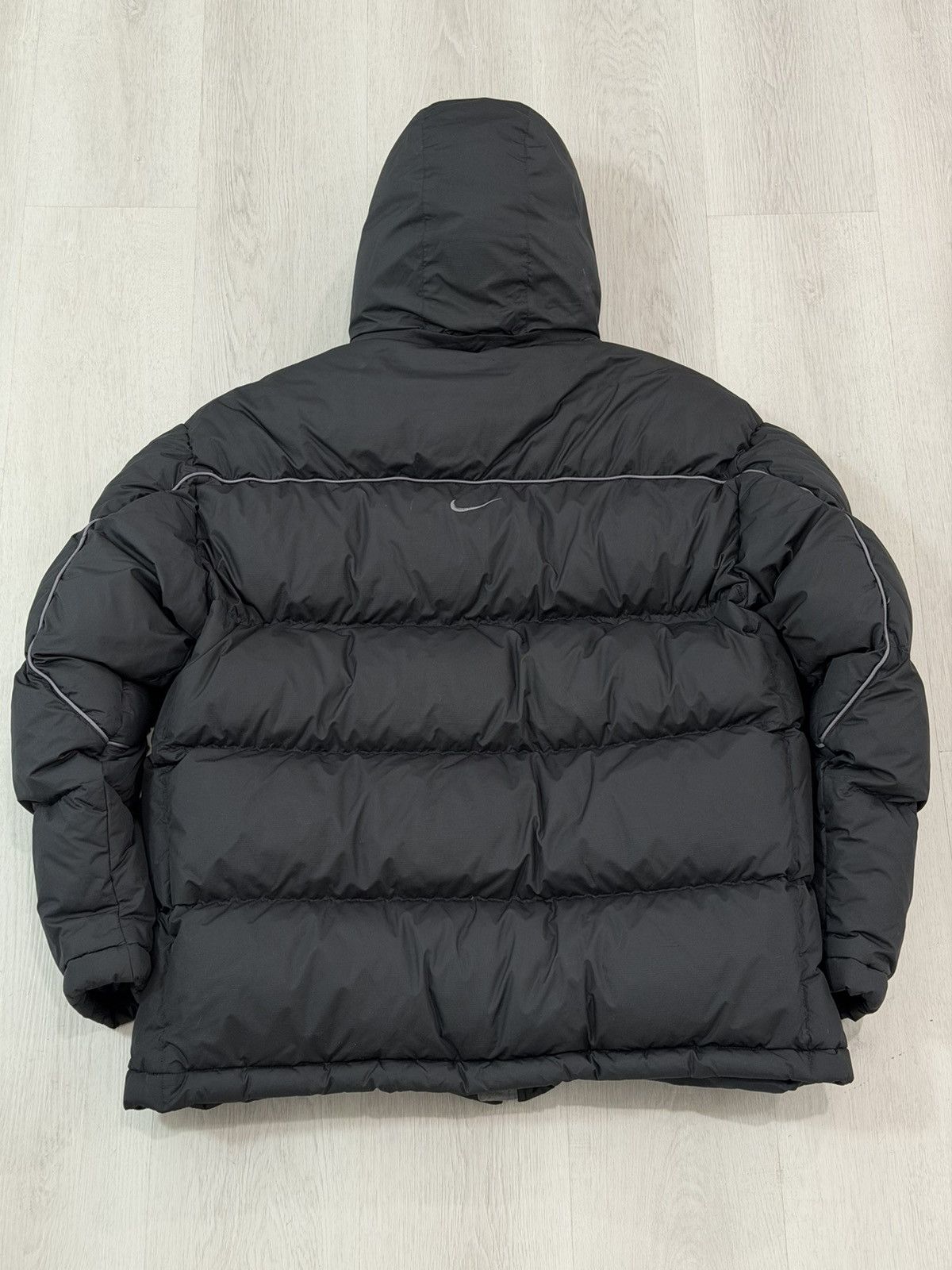 Nike Vintage 90s Y2K Nike Down Fill Puffer Jacket Detachable Hood Size US L / EU 52-54 / 3 - 4 Thumbnail