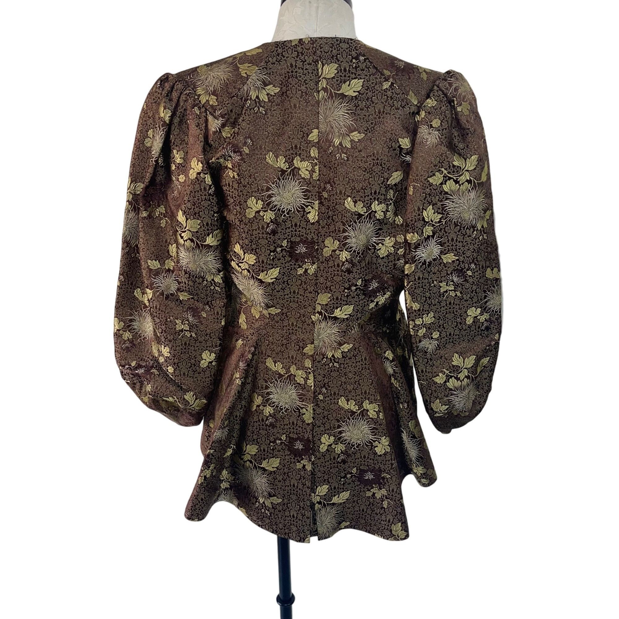 Vintage Vintage Womens Jacket Size Small Brown Size M / US 6-8 / IT 42-44 - 2 Thumbnail
