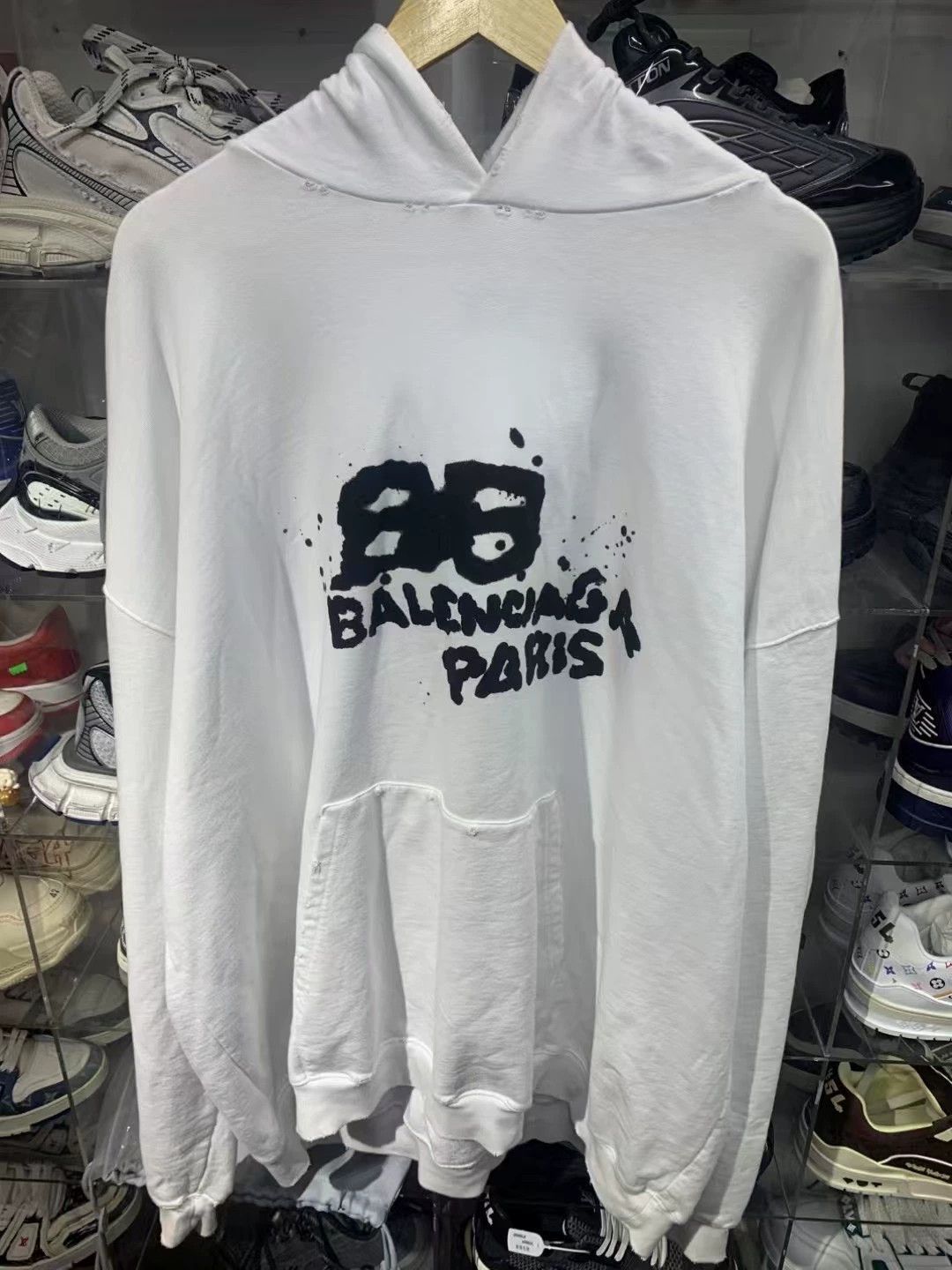 Balenciaga Balenciaga 23 Hand drawn Logo Hoodie - dmc Size US L / EU 52-54 / 3 - 1 Thumbnail