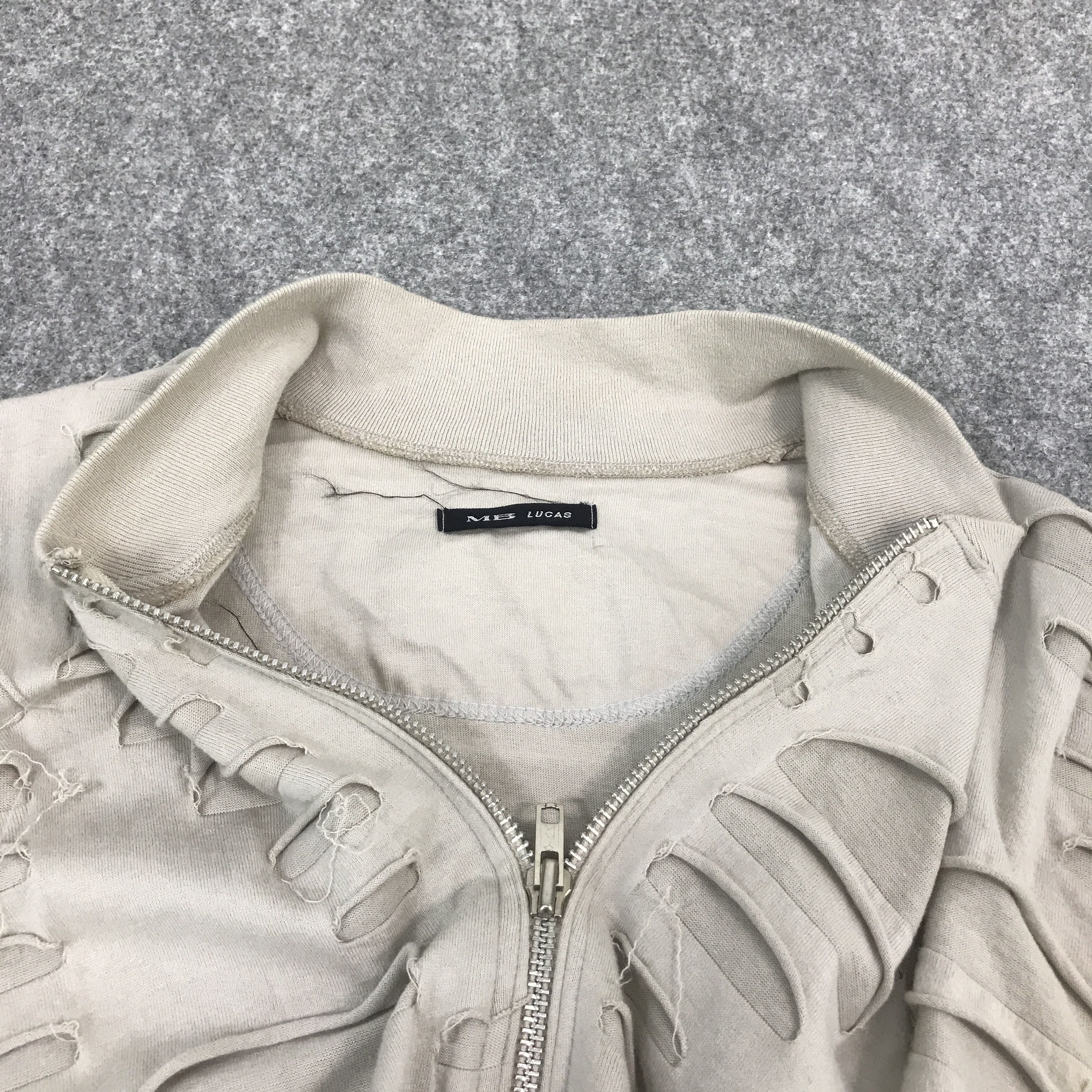If Six Was Nine × Japanese Brand × Le Grande Bleu (L.G.B.) JAPAN MADE DESIGN DISTRESSED MB LUCAS JACKET Size US L / EU 52-54 / 3 - 7 Thumbnail