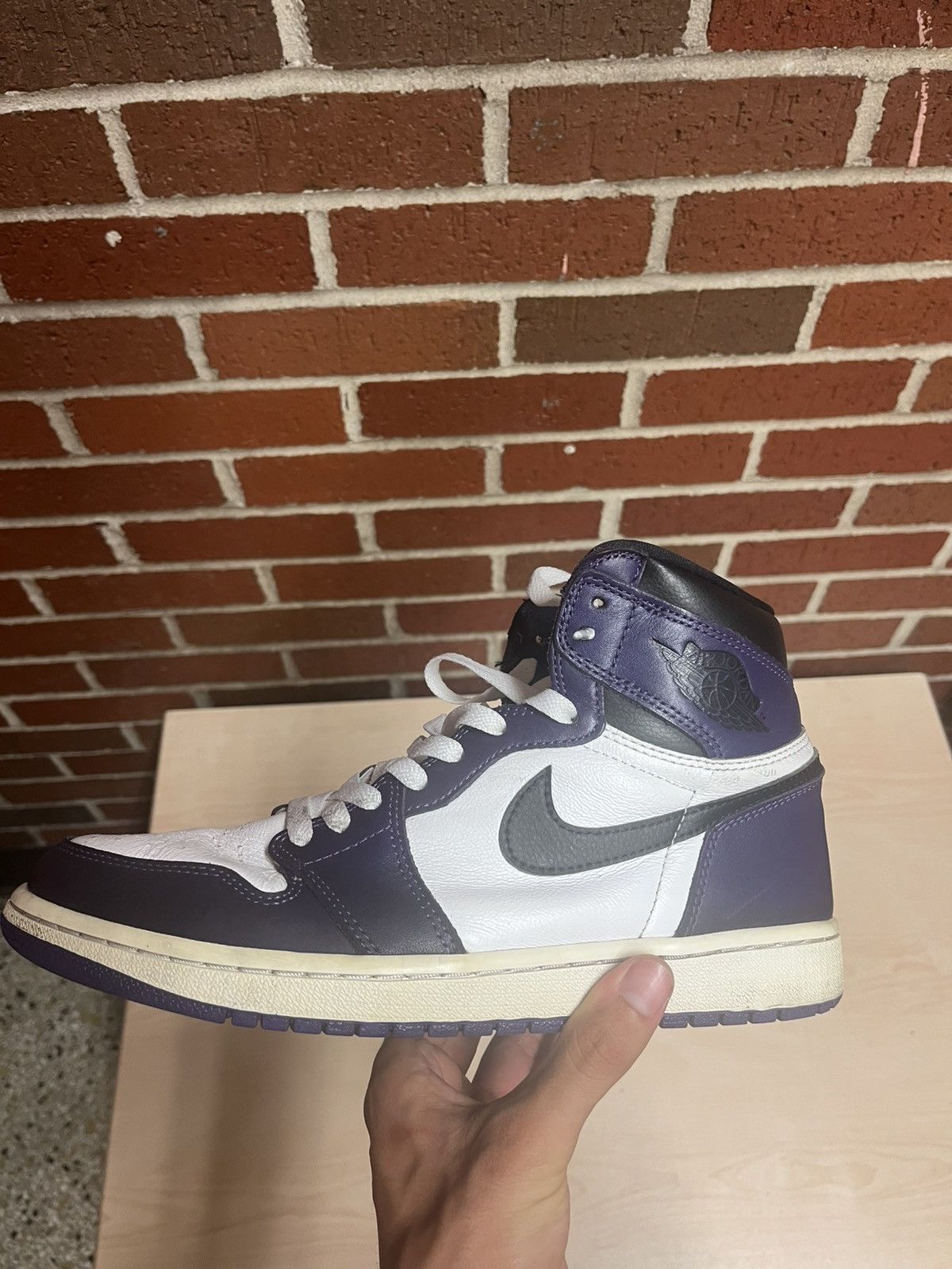 Nike Air Jordan 1 Retro High OG 'Court Purple 2.0' Size US 9 / EU 42 - 6 Thumbnail