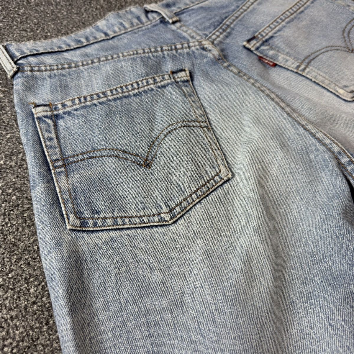 Levi's Vintage Clothing Vintage 80s 503-0217 Light Faded Washed Distressed Denim Size US 31 - 10 Thumbnail