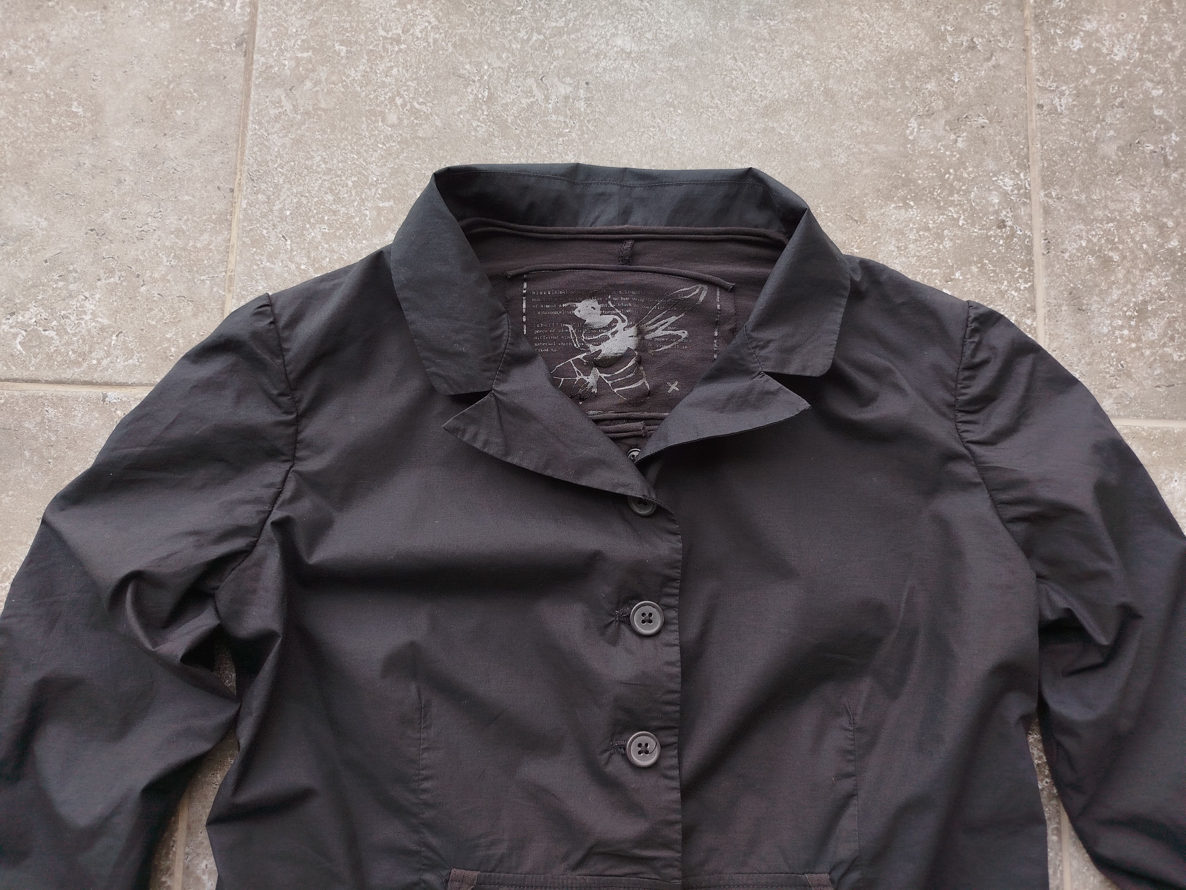 Rundholz Blazer Top Long Sleeve Pockets Layered Cotton Size M Size M / US 6-8 / IT 42-44 - 3 Thumbnail