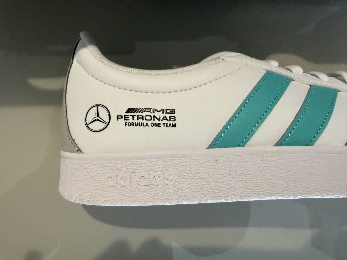 Adidas NWT Adidas x Mercedes-AMG Petronas F1 Team VL Court Shoes Size US 8.5 / EU 41-42 - 6 Thumbnail