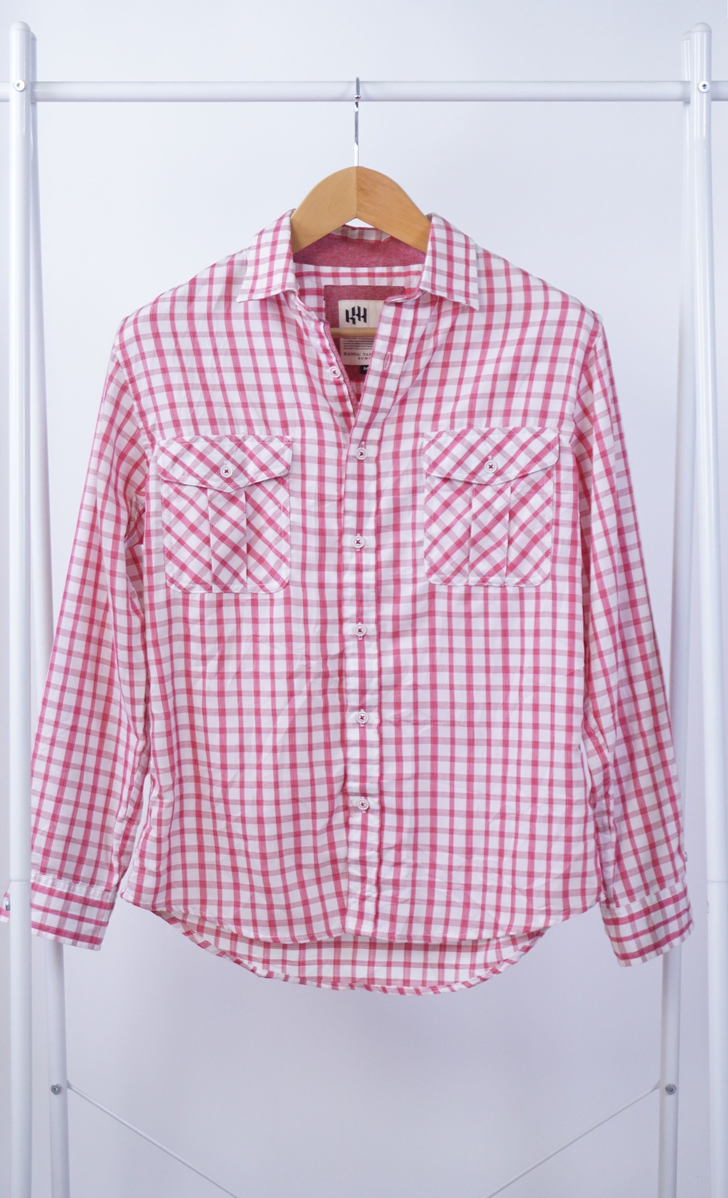 Flannel × Japanese Brand × Kansai Yamamoto KANSAI Yamamoto homme Flannel Shirt Size US M / EU 48-50 / 2 - 1 Thumbnail