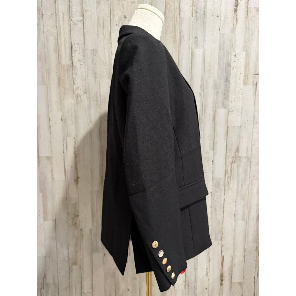 The Unbranded Brand NWT TOCCIN Willa Boyfriend Blazer Womens Size 2 Black Size XS / US 0-2 / IT 36-38 - 3 Thumbnail