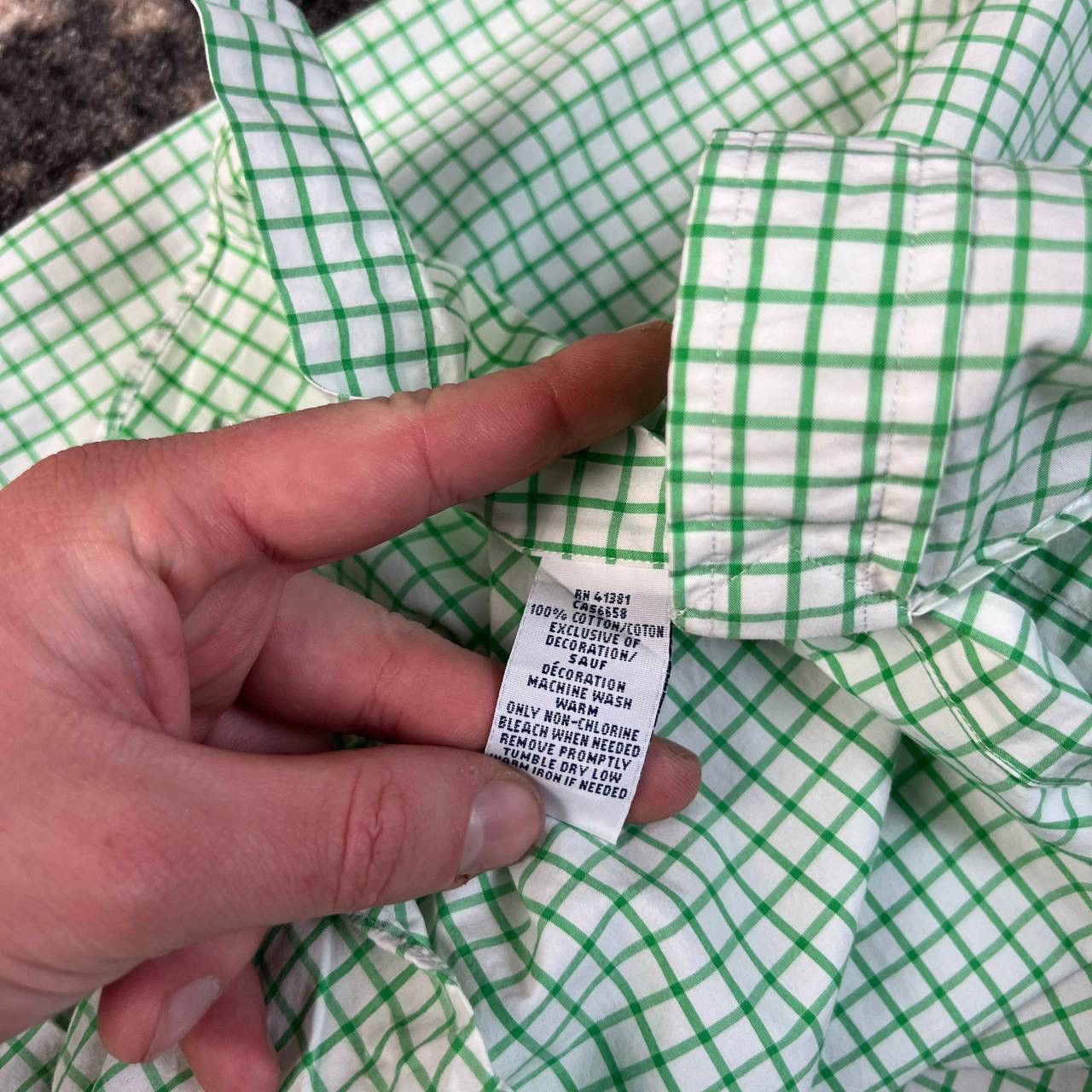 Polo Ralph Lauren Polo Ralph Lauren Luxury Mini Logo Checkered Button Up Shirt Size US L / EU 52-54 / 3 - 6 Thumbnail