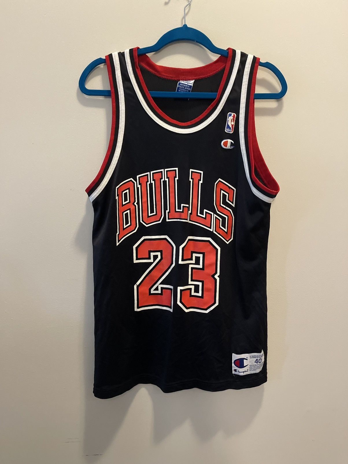 Champion × Jordan Brand × Nike VINTAGE DEADSTOCK CHAMPION Nba Chicago bulls JORDAN JERSEY Size US XXS / EU 40 - 1 Thumbnail