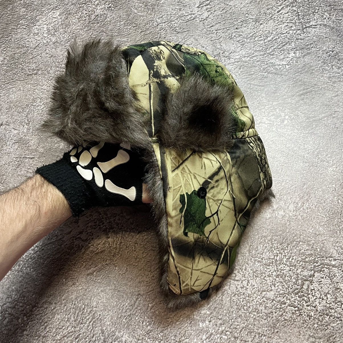 Vintage Vintage 90s Mohair Fuzzy Beanie Grey Oversized Grunge OS Size ONE SIZE - 2 Thumbnail