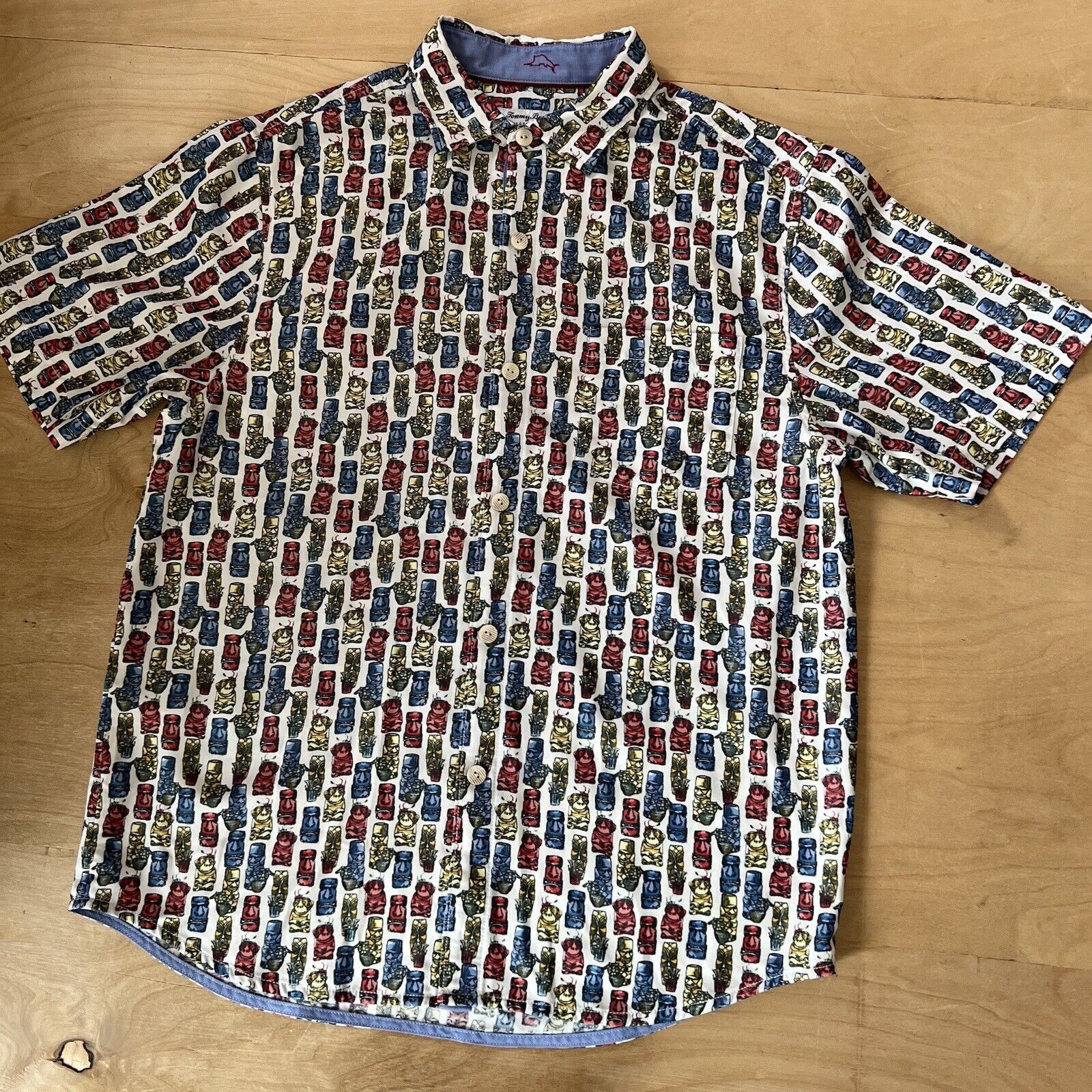Tommy Bahama Tommy Bahama Coconut Point Shirt M Multicolor Tiki Hawaiian Size US M / EU 48-50 / 2 - 8 Thumbnail