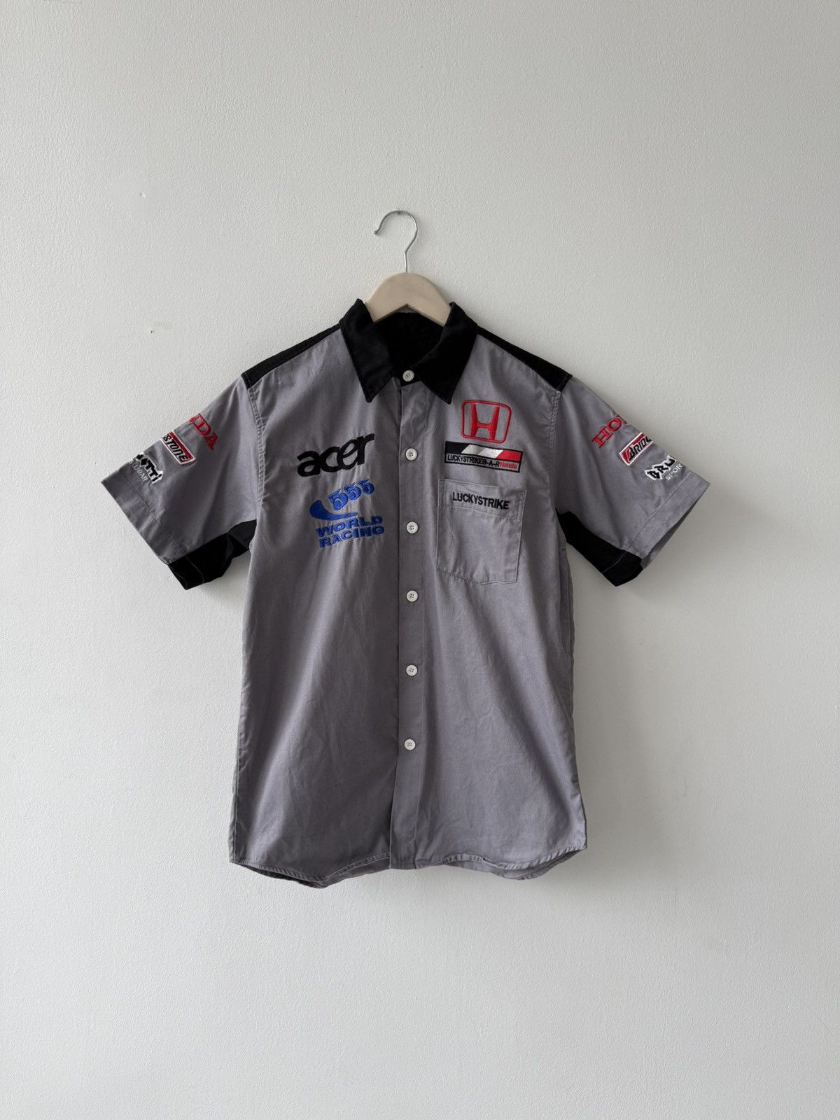 Honda Vintage Honda Racing Lucky Strike F1 Team Shirt Size L Size US L / EU 52-54 / 3 - 1 Thumbnail